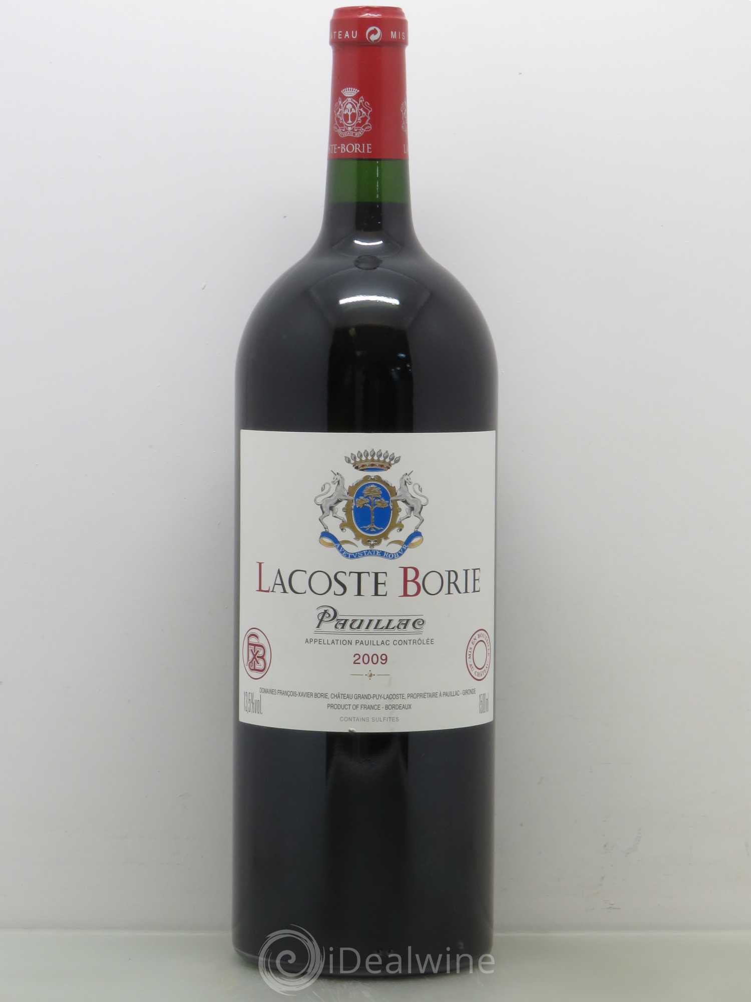 Lacoste Borie 2009 - Lot de 1 magnum - 0