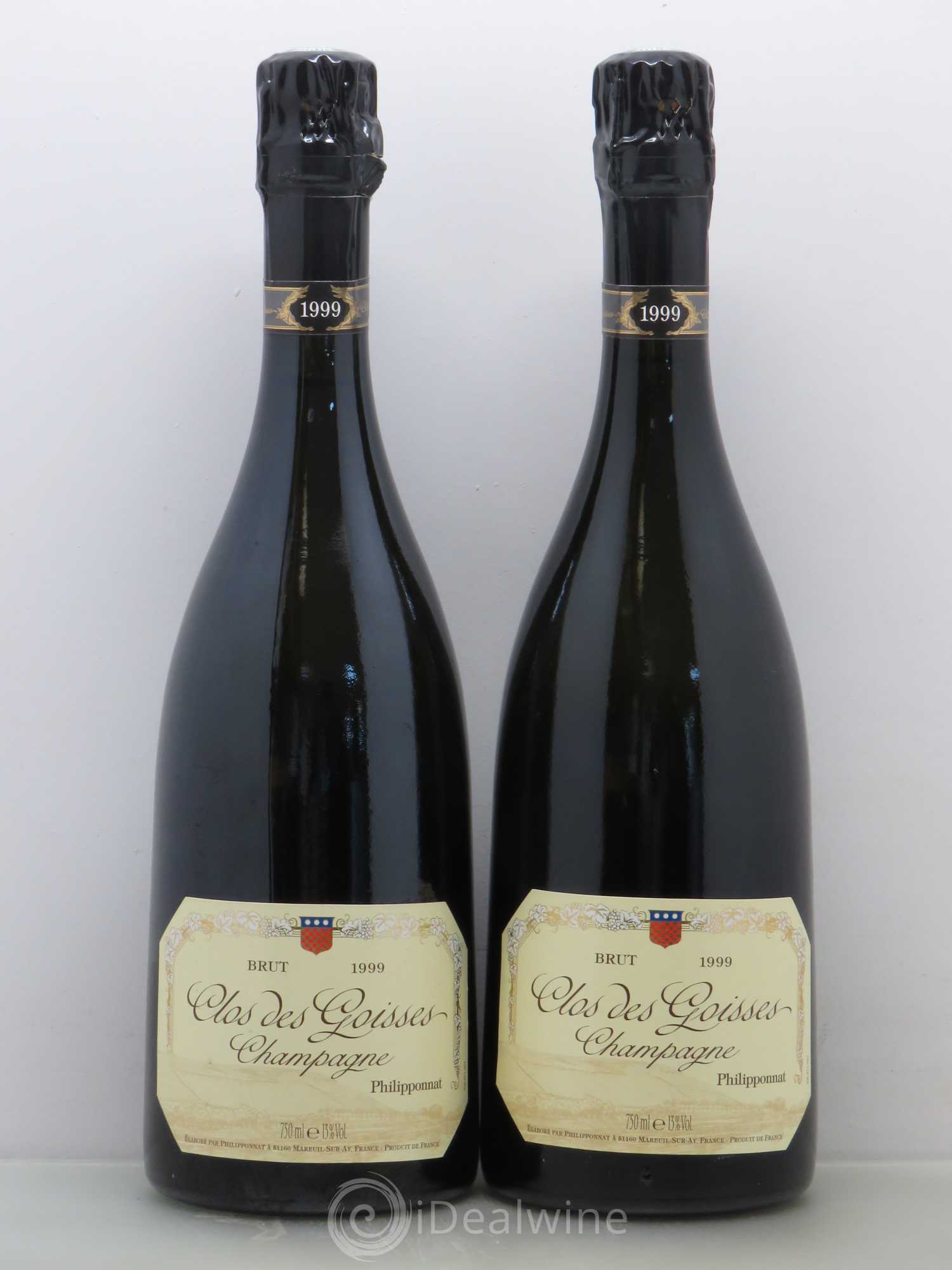 Clos des Goisses Philipponnat 1999 - Lot de 2 bouteilles - 0