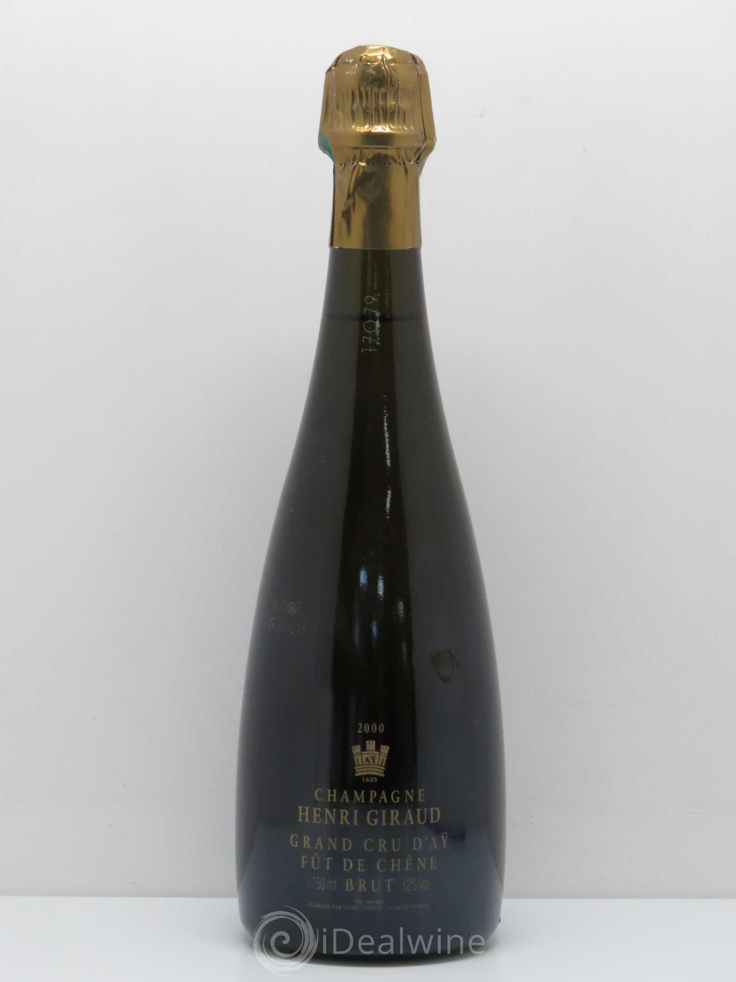 Aÿ Grand Cru Brut Fût de Chêne Henri Giraud 2000 - Lot de 1 bouteille - 0