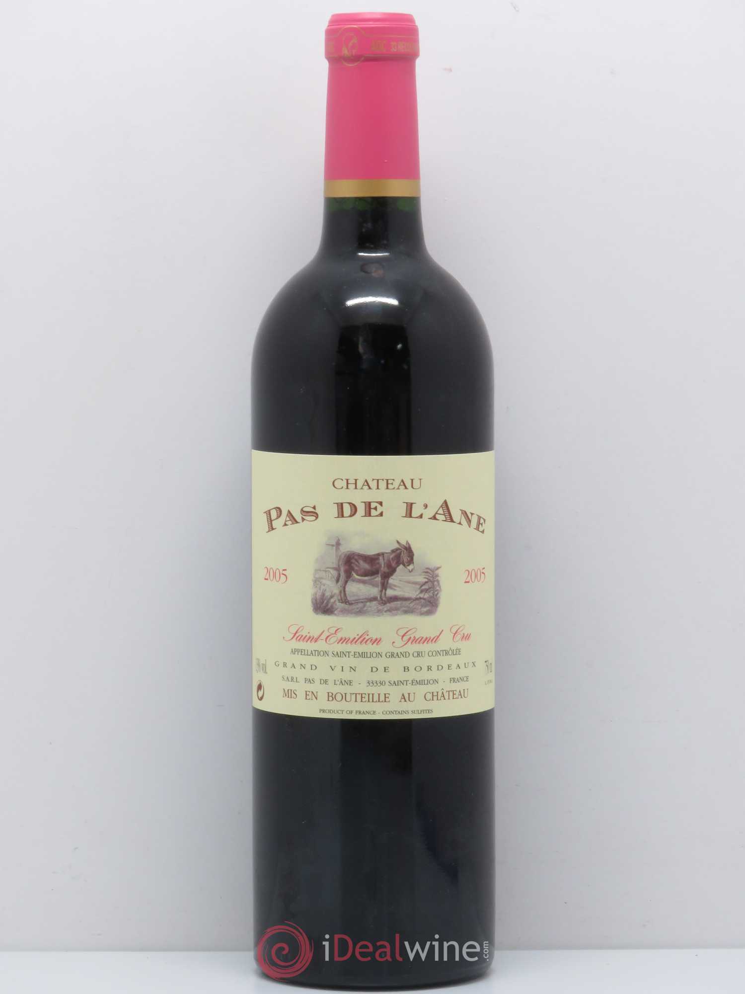 Saint-Émilion Château Pas de l'Ane 2005 - Posten von 1 Flasche - 0