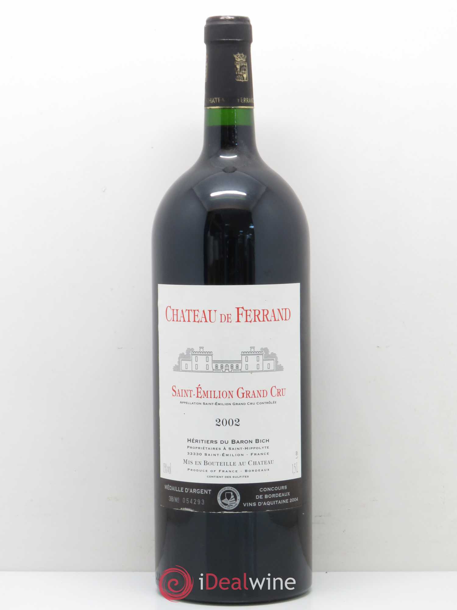 Château Ferrand 2002 - Lot de 1 magnum - 0