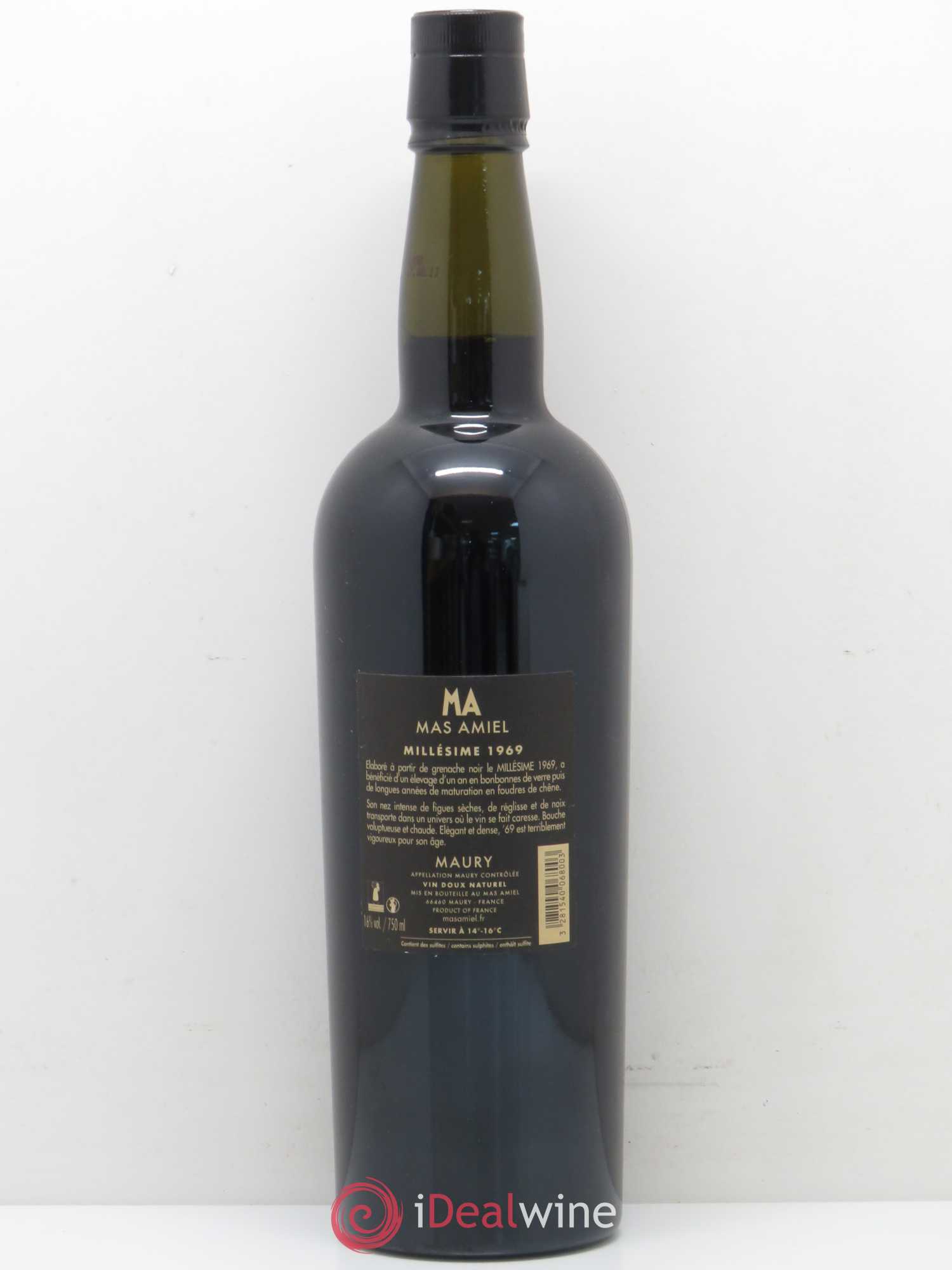 Maury Mas Amiel 1969 - Lot de 1 bouteille - 1