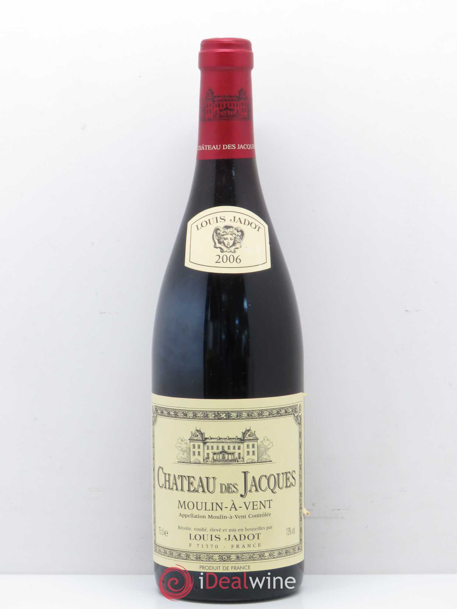 Beaujolais Moulin-a-Vent Chateau des Jacques Louis Jadot 2006 - Posten von 1 Flasche - 0