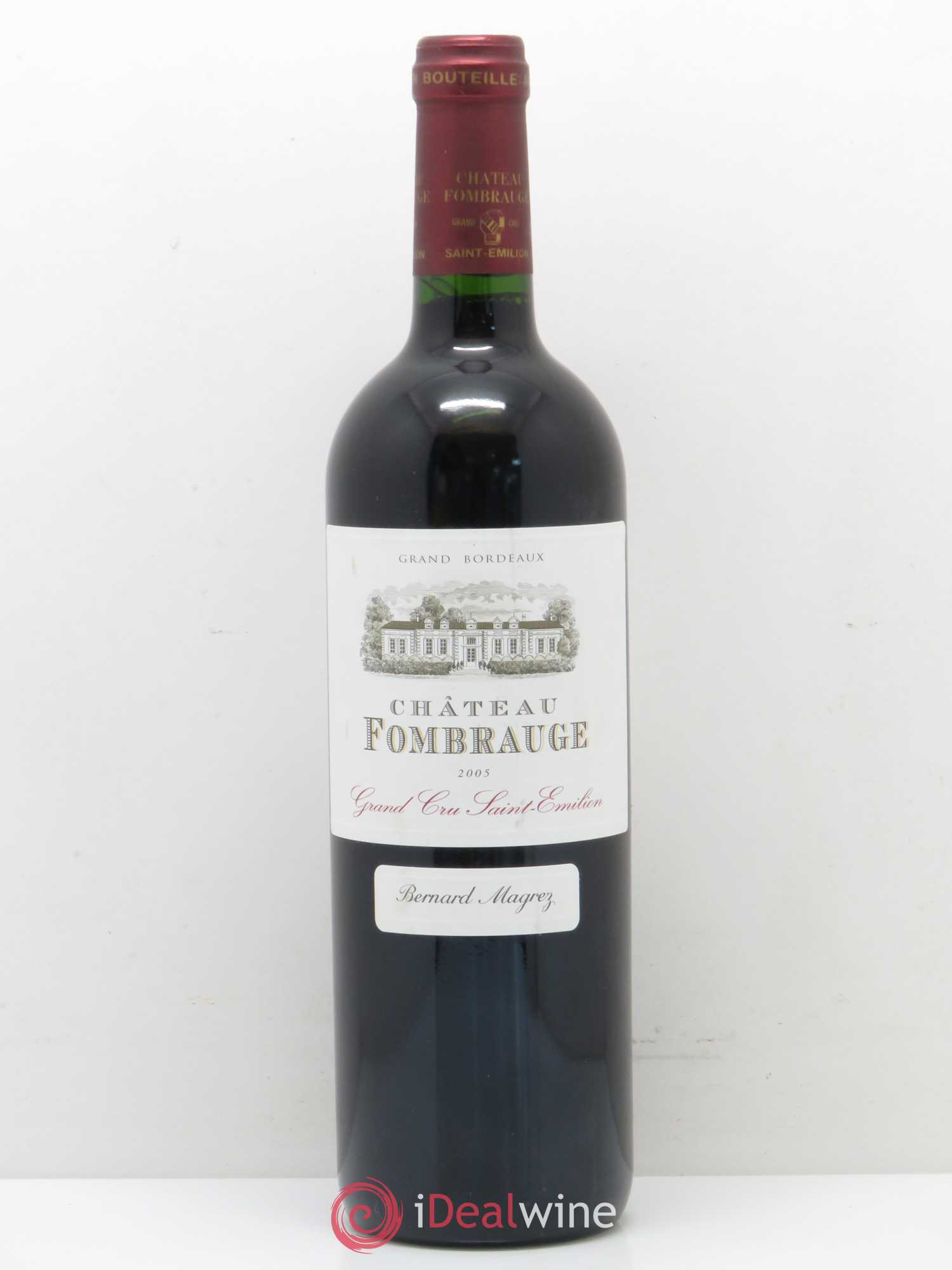 Château Fombrauge Grand Cru Classé 2005 - Lot de 1 bouteille - 0
