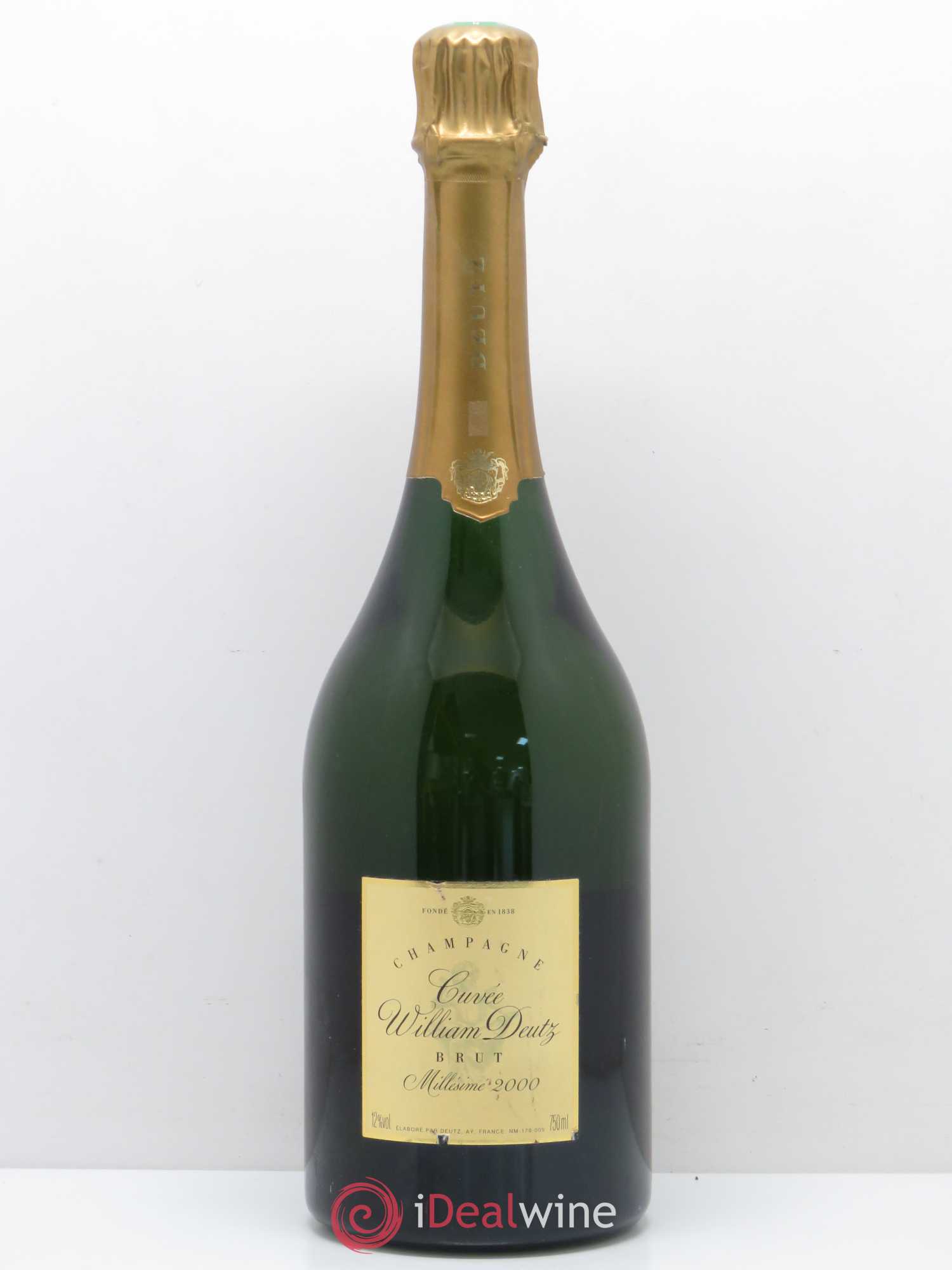 Cuvée William Deutz Deutz Brut 2000 - Lot of 1 bottle - 0