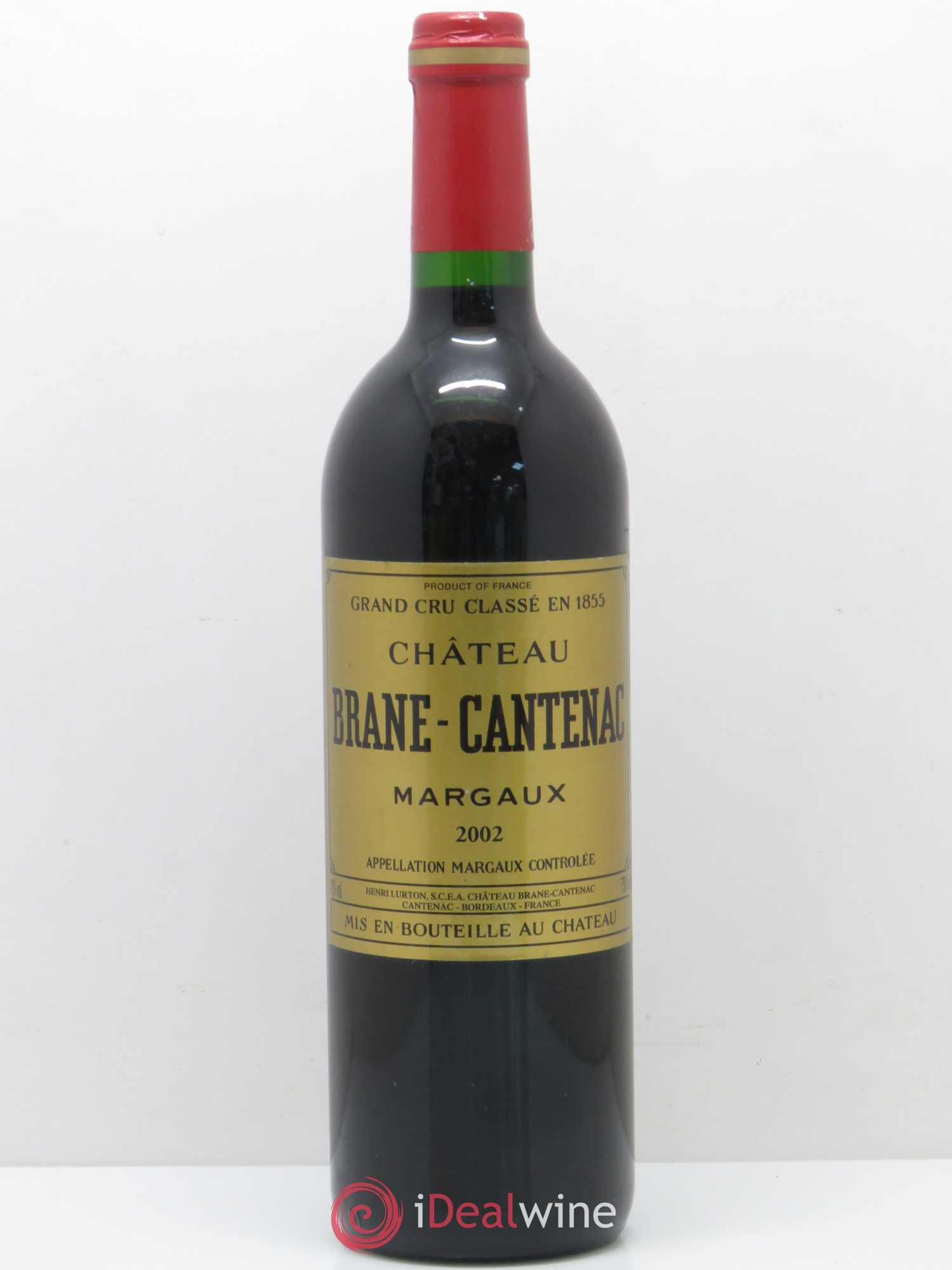 Château Brane Cantenac 2ème Grand Cru Classé 2002 - Lot de 1 bouteille - 0