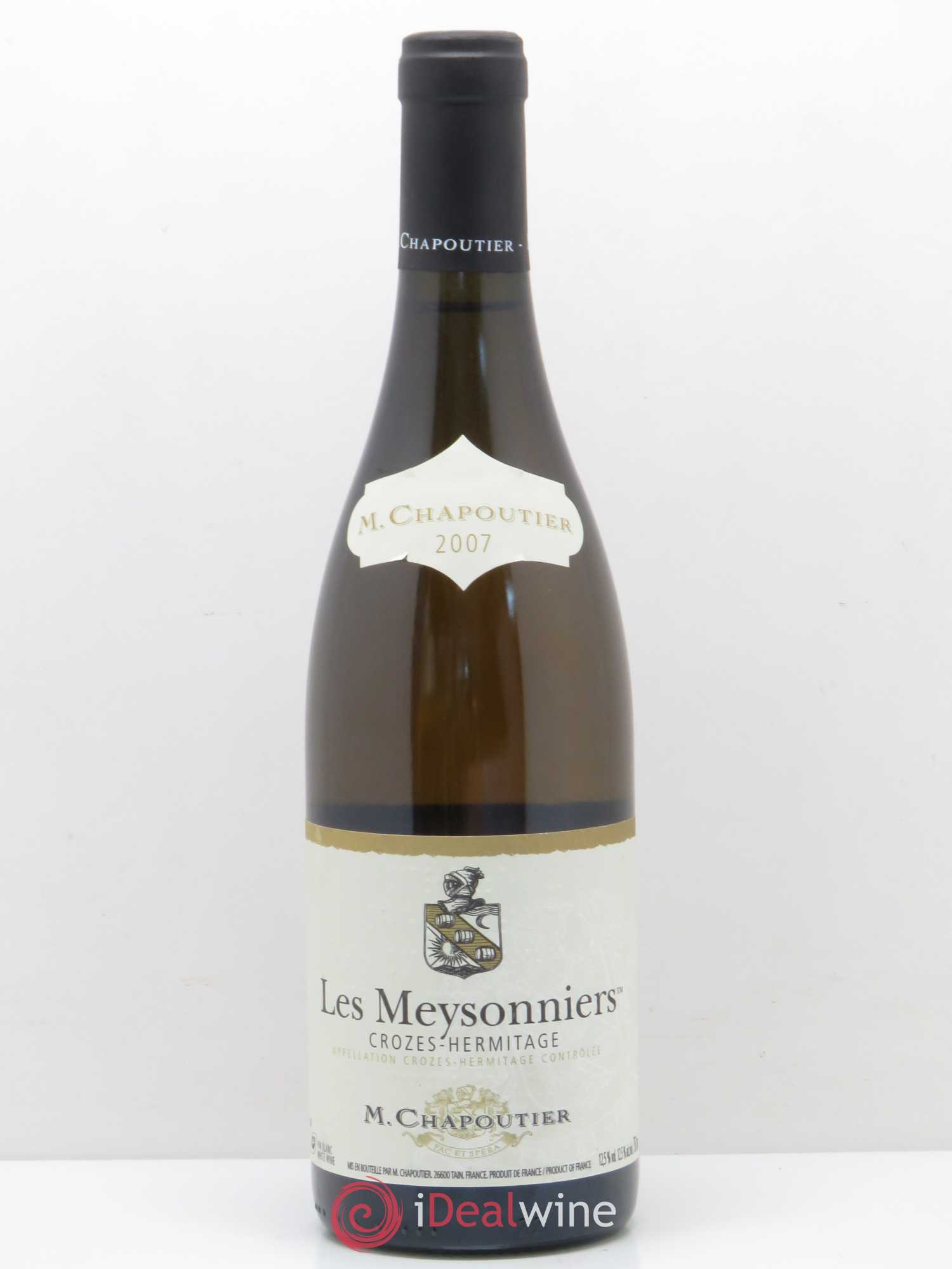 Crozes-Hermitage Les Meysonniers Maison Chapoutier 2007 - Posten von 1 Flasche - 0