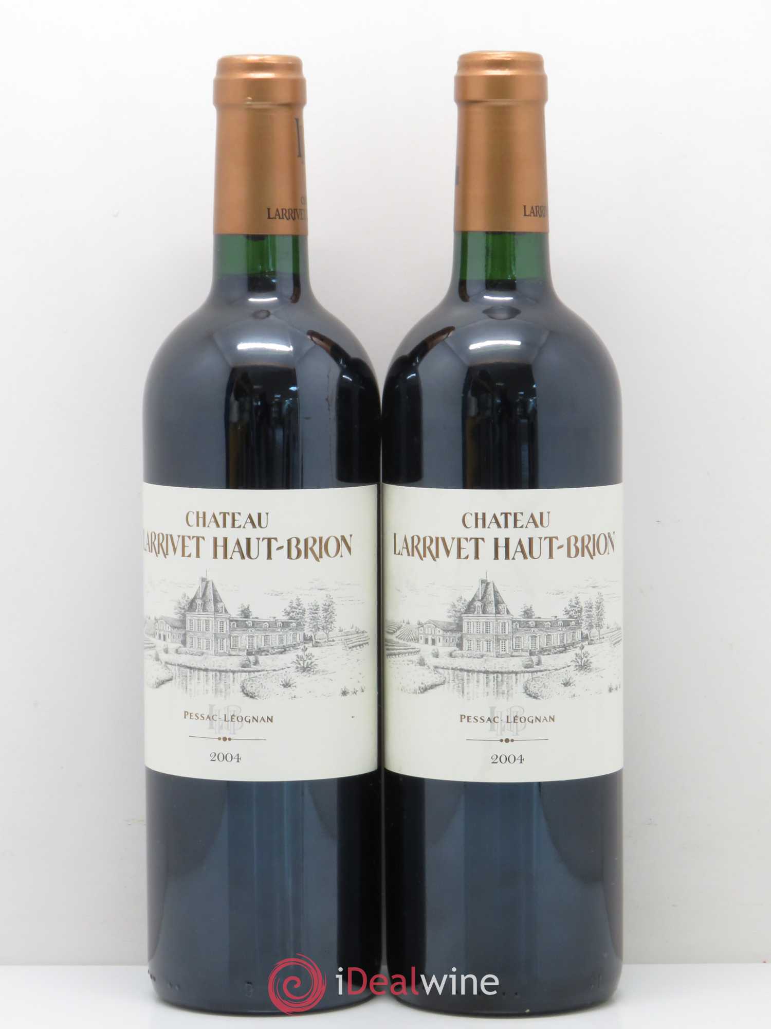 Château Larrivet Haut-Brion 2004 - Lot de 2 bouteilles - 0