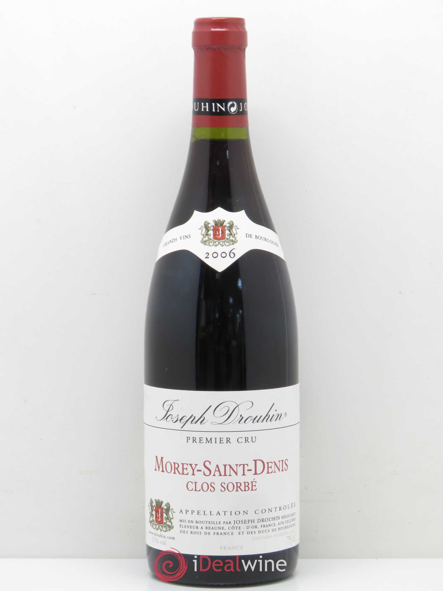 Morey-Saint-Denis 1er Cru Clos Sorbe Domaine Joseph Drouhin 2006 - Posten von 1 Flasche - 0