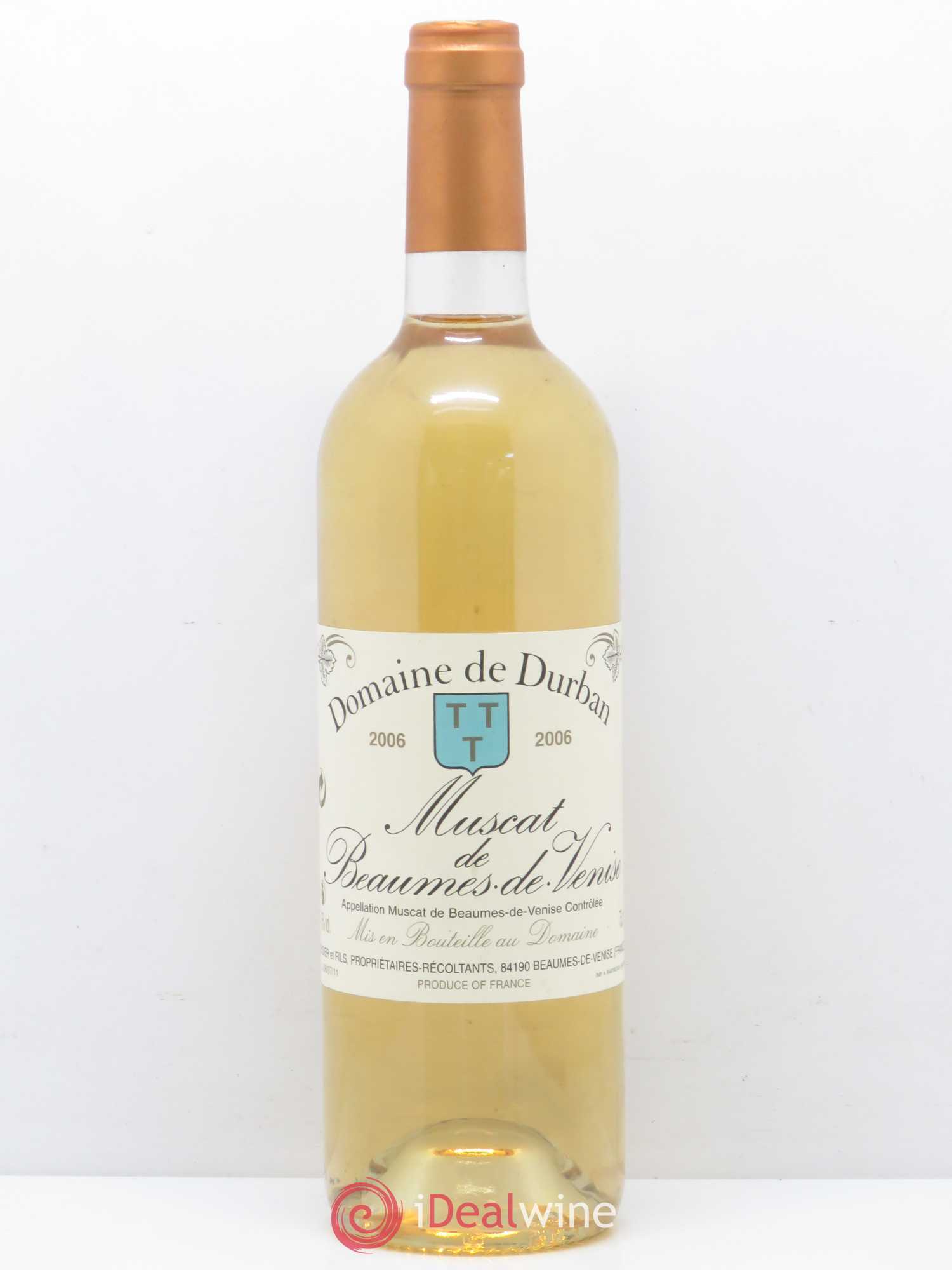 Muscat Beaumes de Venise Domaine de Durban 2006 - Posten von 1 Flasche - 0
