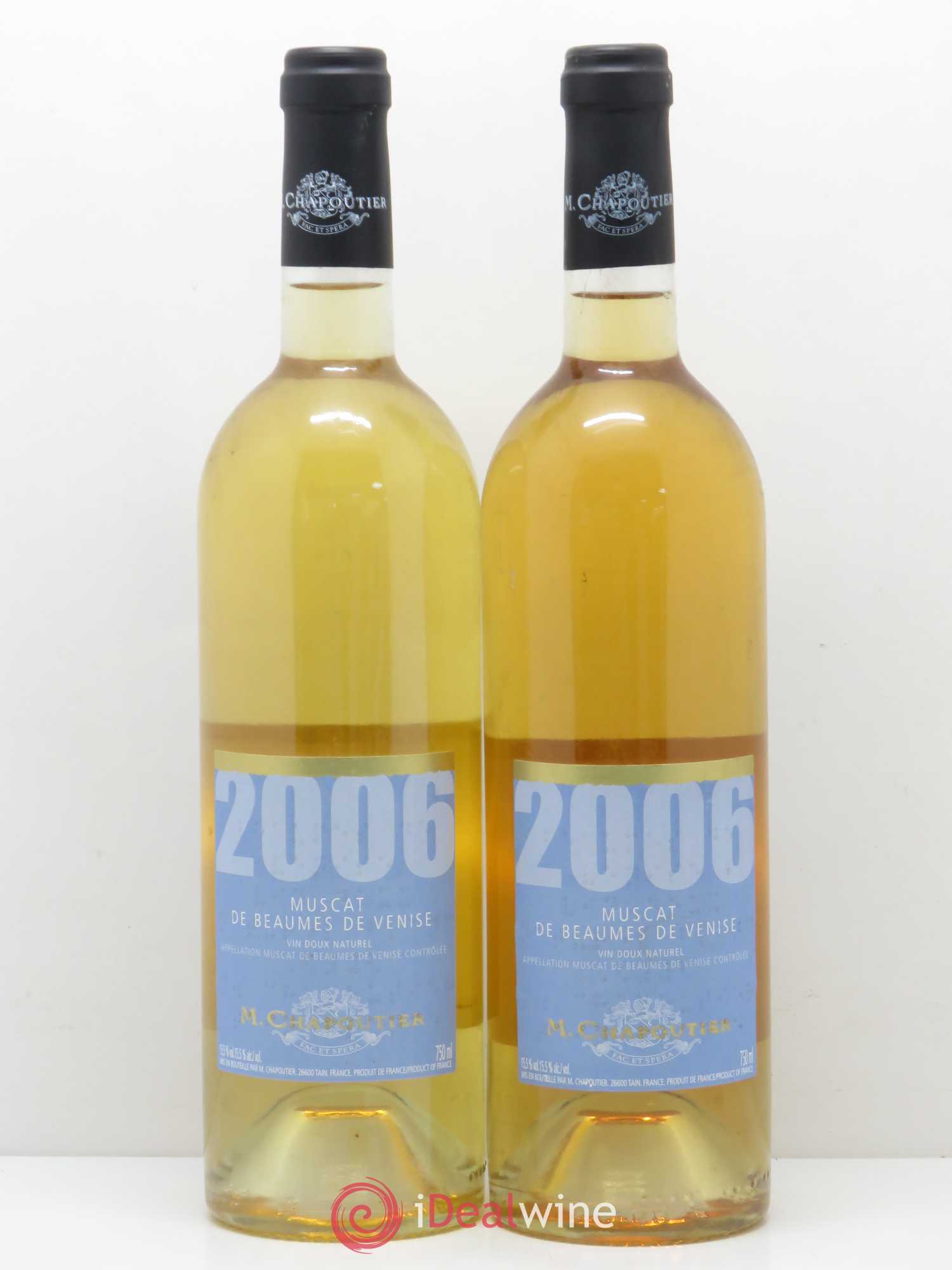 Muscat Beaumes de Venise Maison Chapoutier 2006 - Posten von 2 Flaschen - 0