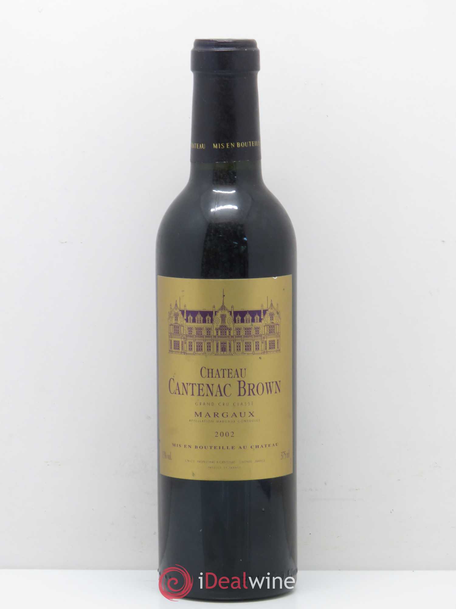 Château Cantenac Brown 3ème Grand Cru Classé 2002 - Lot de 1 demi bouteille - 0