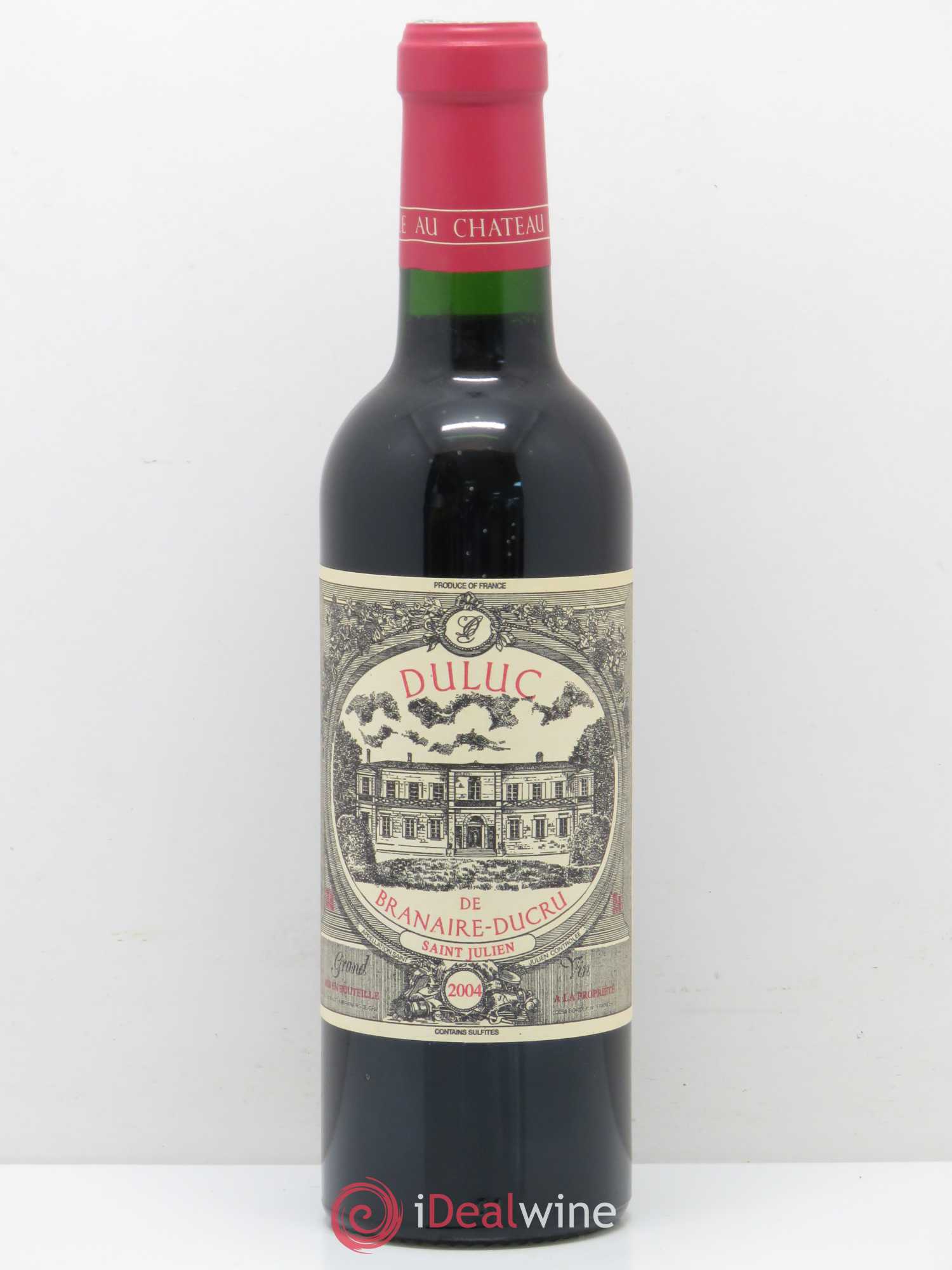 Duluc de Branaire Second Vin 2004 - Lot de 1 demi bouteille - 0