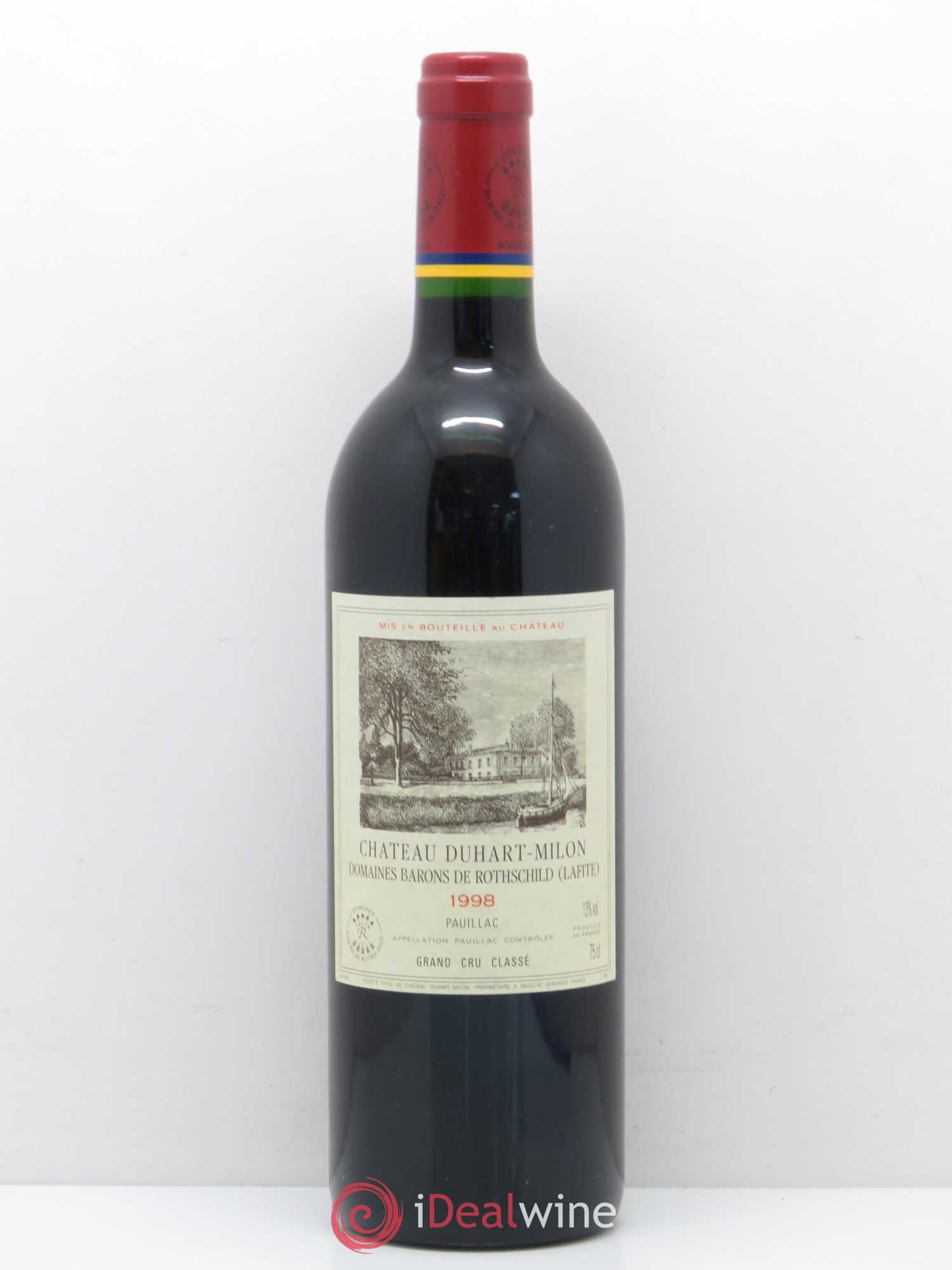 Château Duhart-Milon 4ème Grand Cru Classé 1998 - Lot de 1 bouteille - 0
