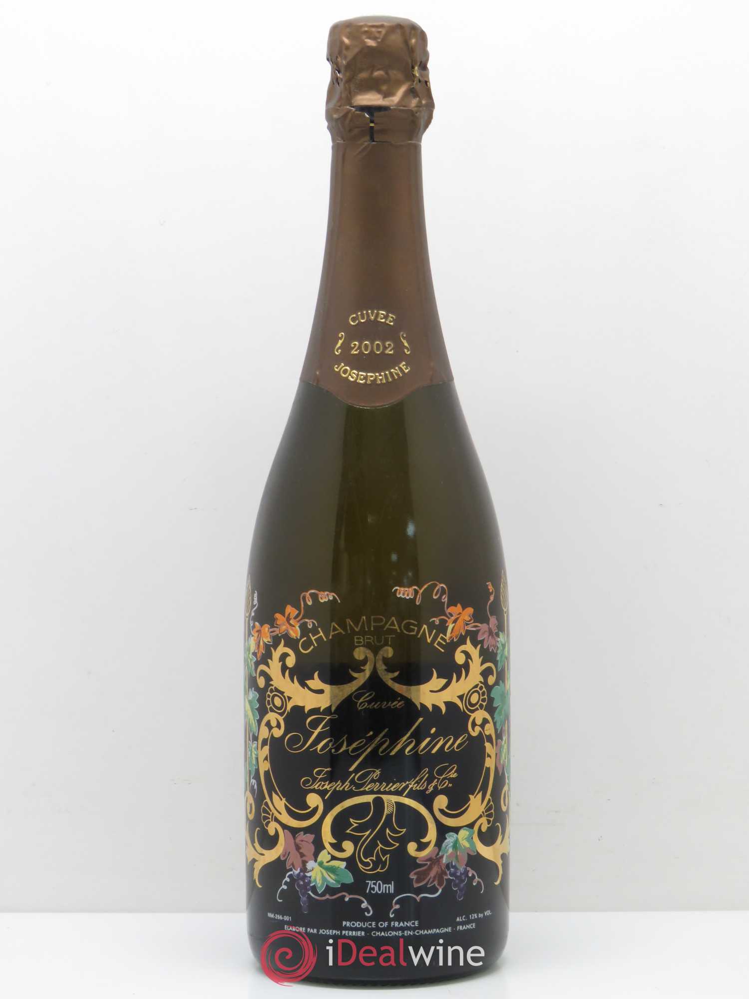 Cuvée Joséphine Joseph Perrier Brut 2002 - Lot de 1 bouteille - 0