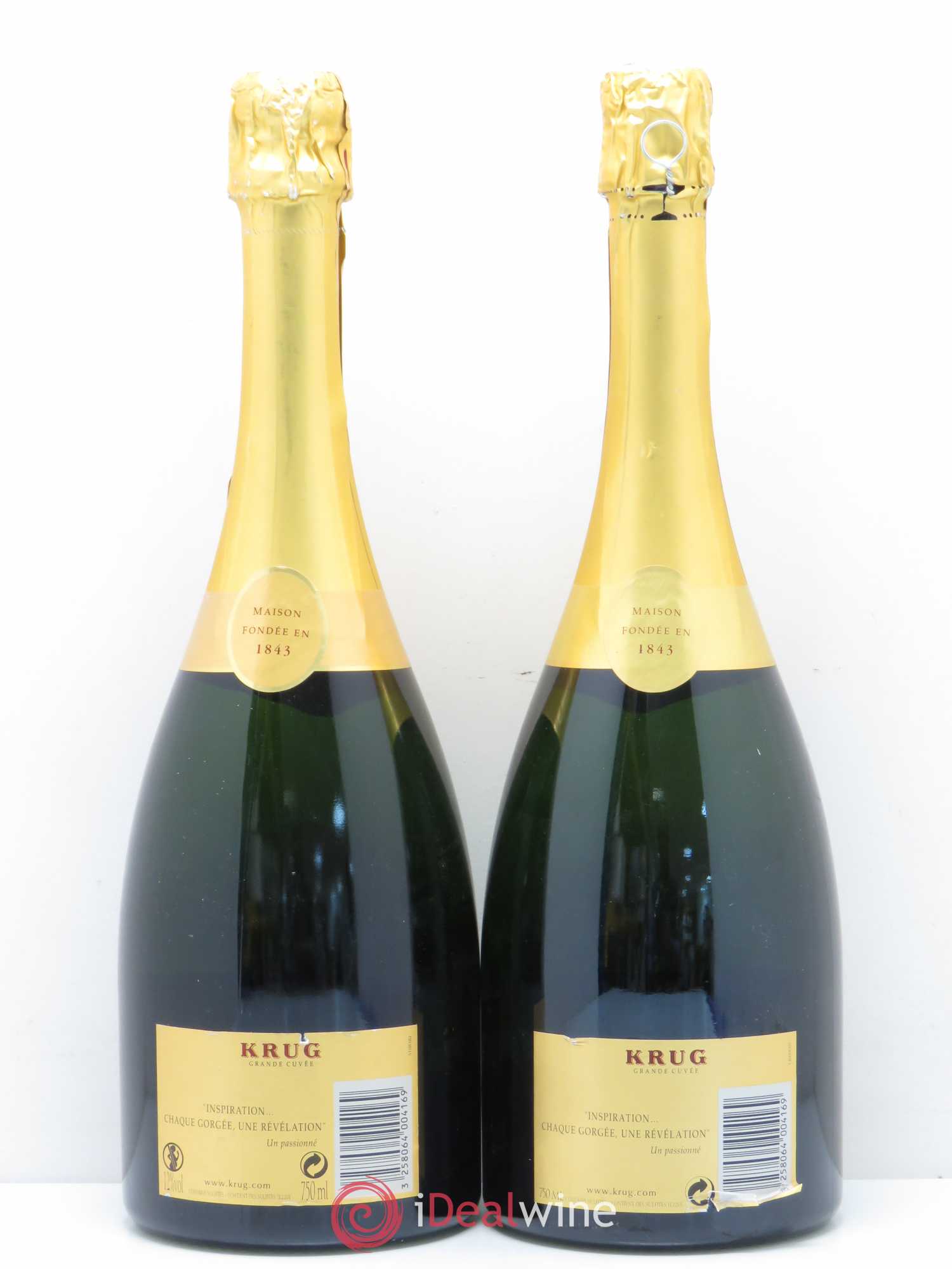Grande Cuvée Brut Krug - Lot de 2 bouteilles - 1