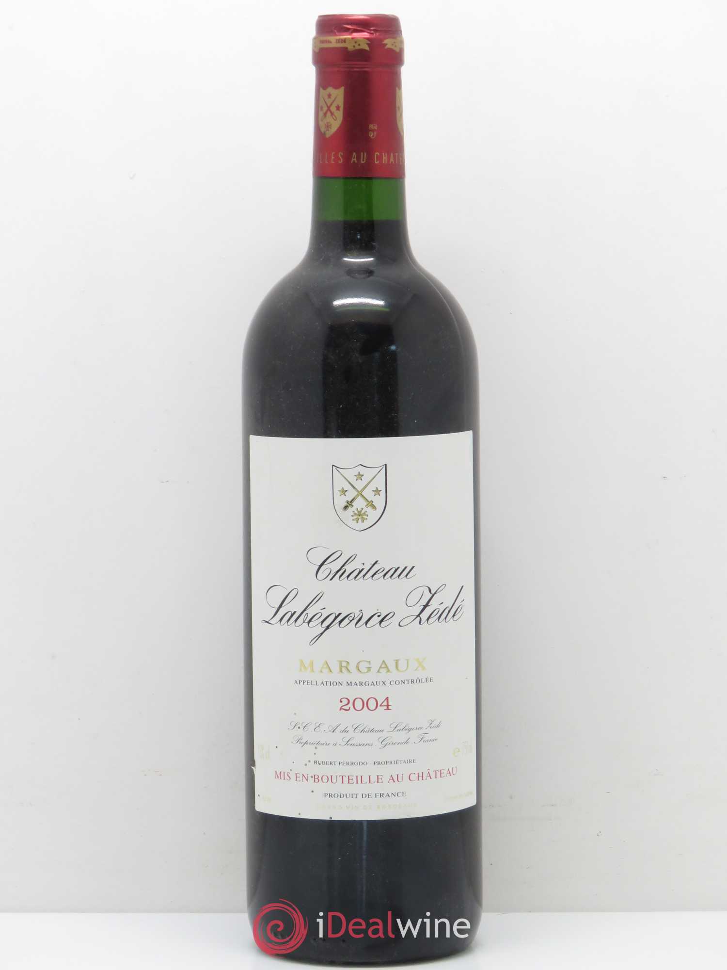 Château Labegorce Zédé Cru Bourgeois 2004 - Lot de 1 bouteille - 0