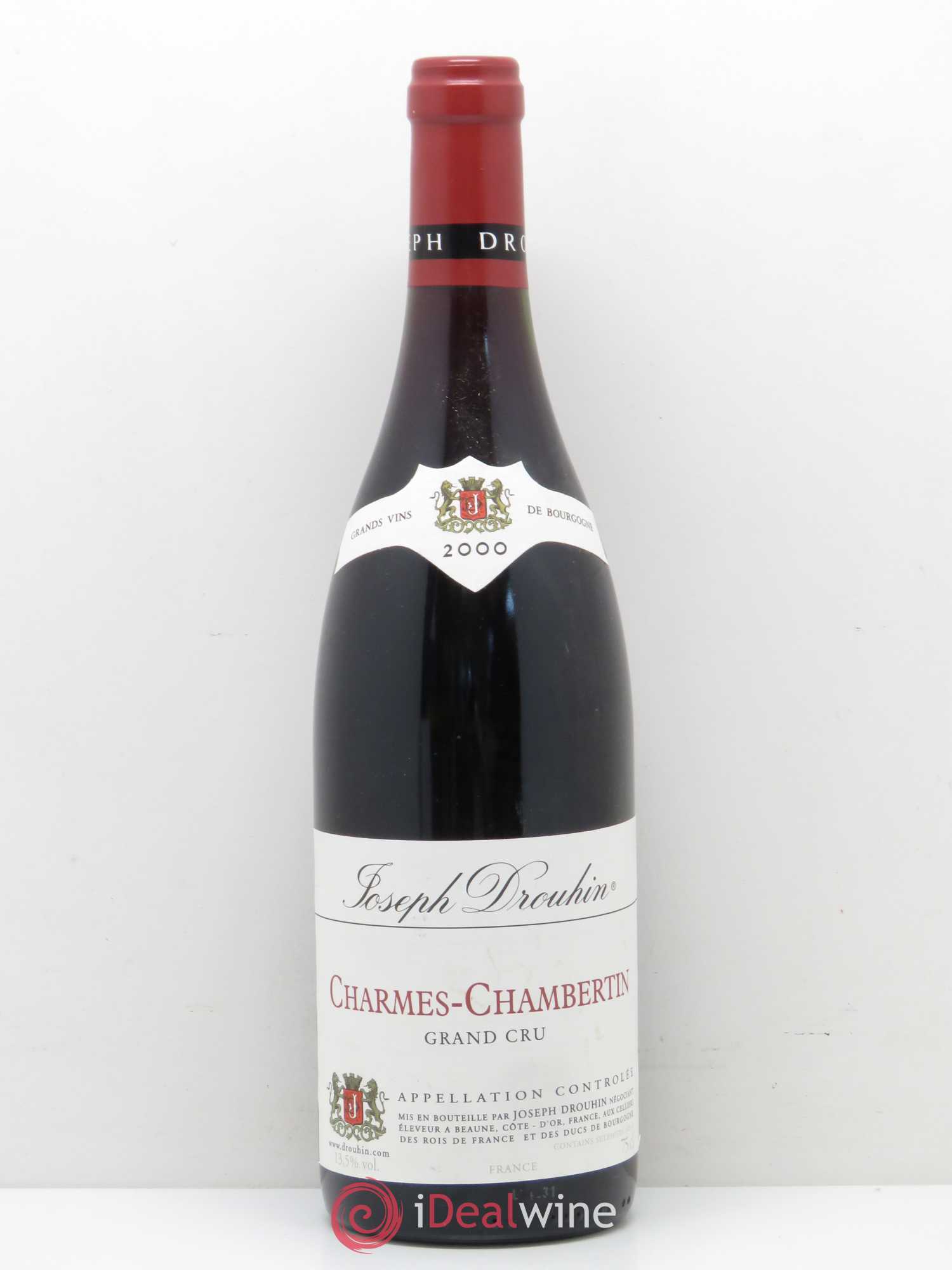 Charmes-Chambertin Grand Cru Joseph Drouhin 2000 - Lot de 1 bouteille - 0
