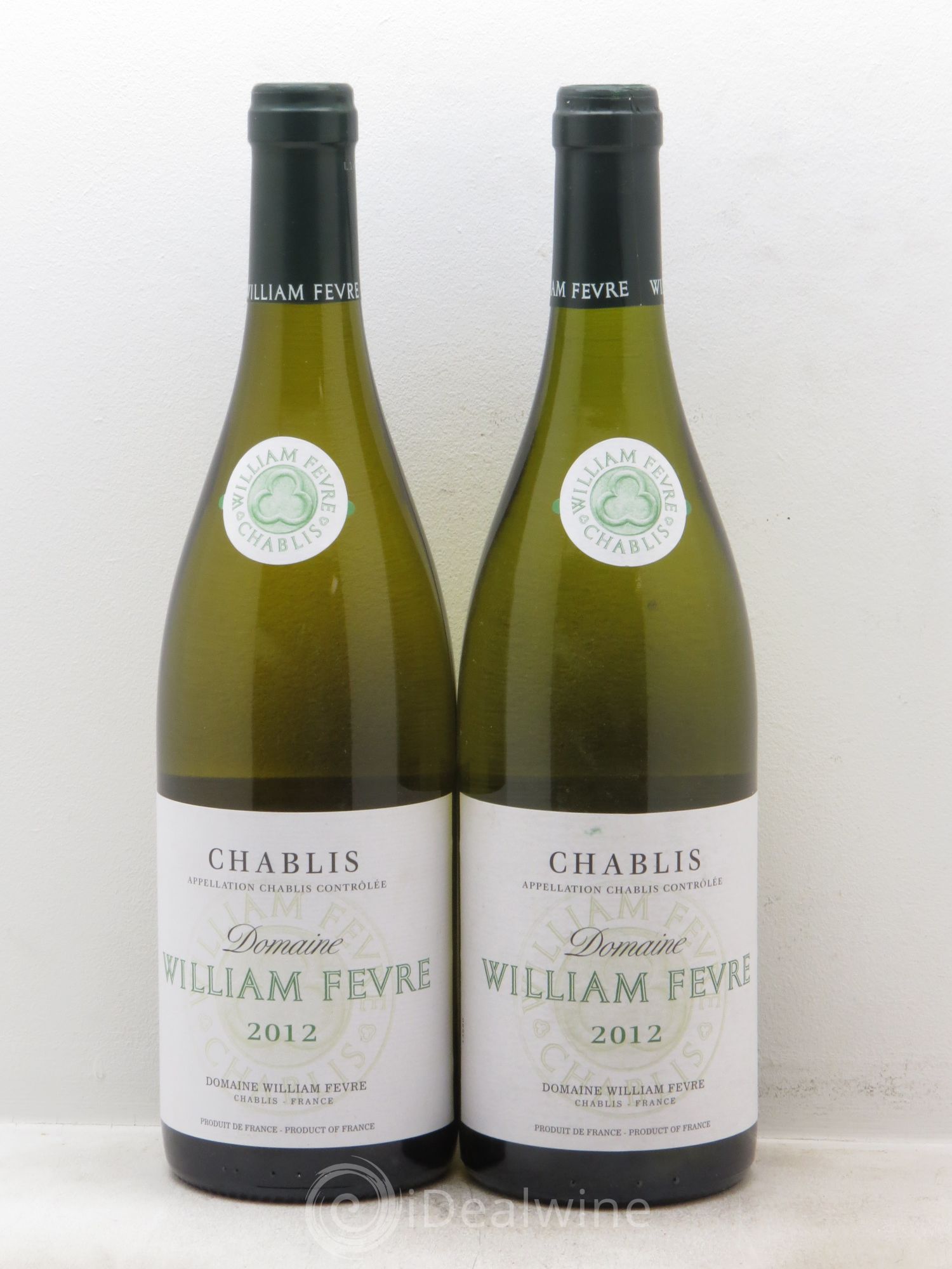 Chablis William Fèvre 2012 - Posten von 2 Flaschen - 0