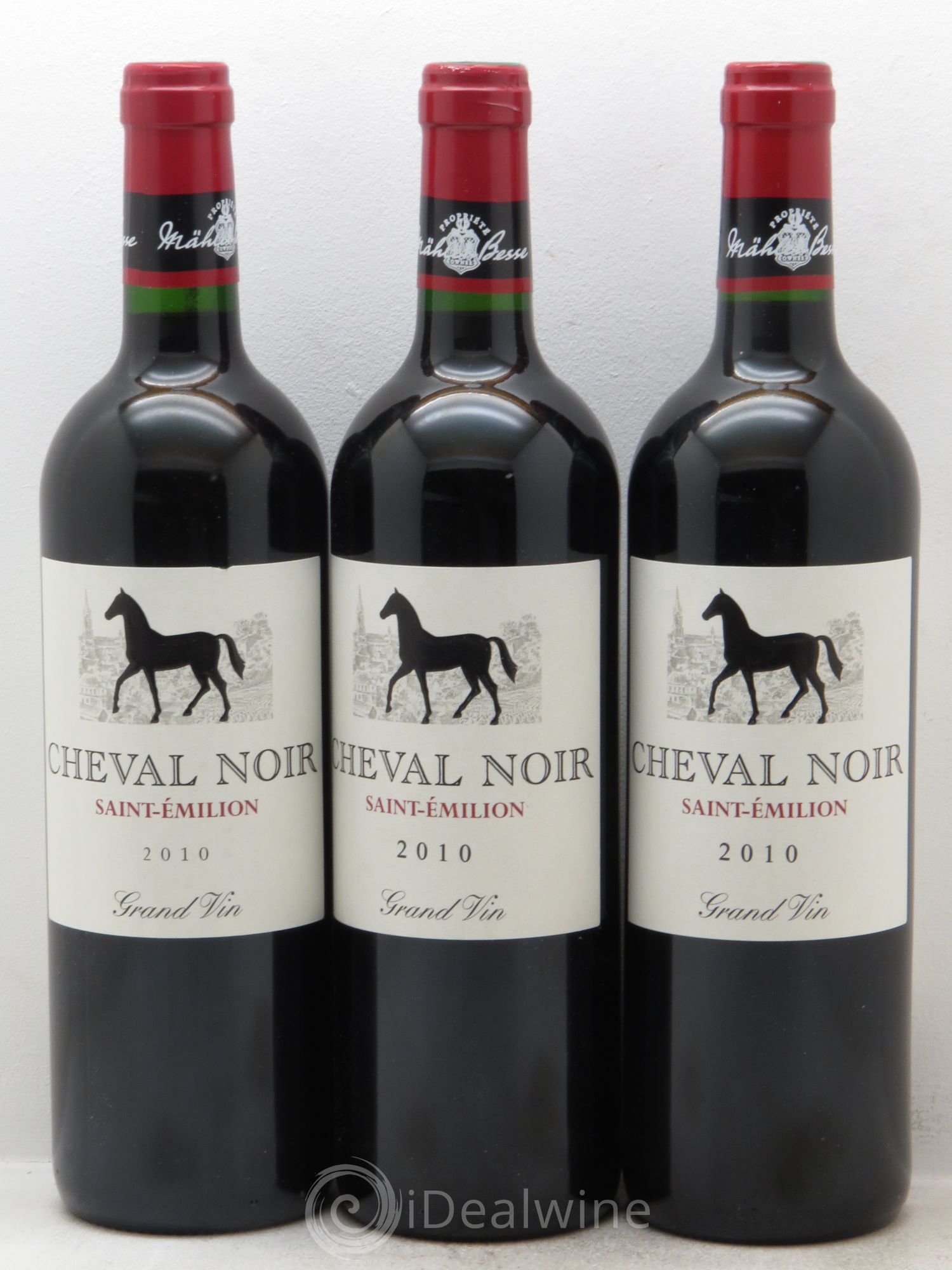 Château Cheval Noir 2010 - Lot de 3 bouteilles - 0