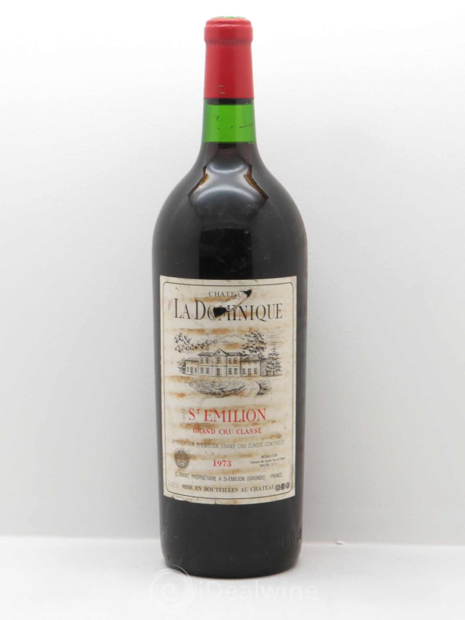 Château la Dominique Grand Cru Classé 1973 - Lot de 1 magnum - 0