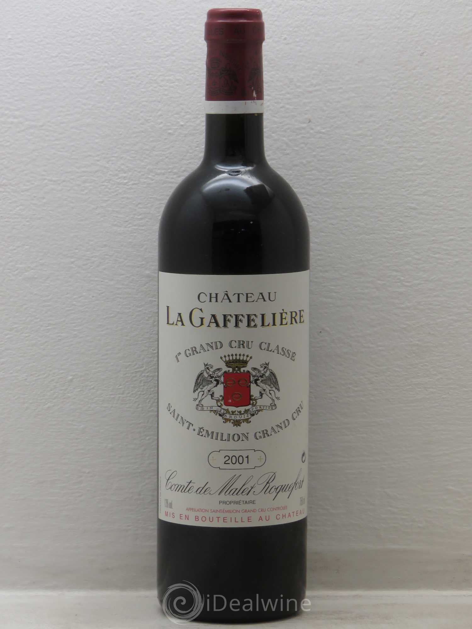 Château la Gaffelière 1er Grand Cru Classé B 2001 - Lot de 1 bouteille - 0