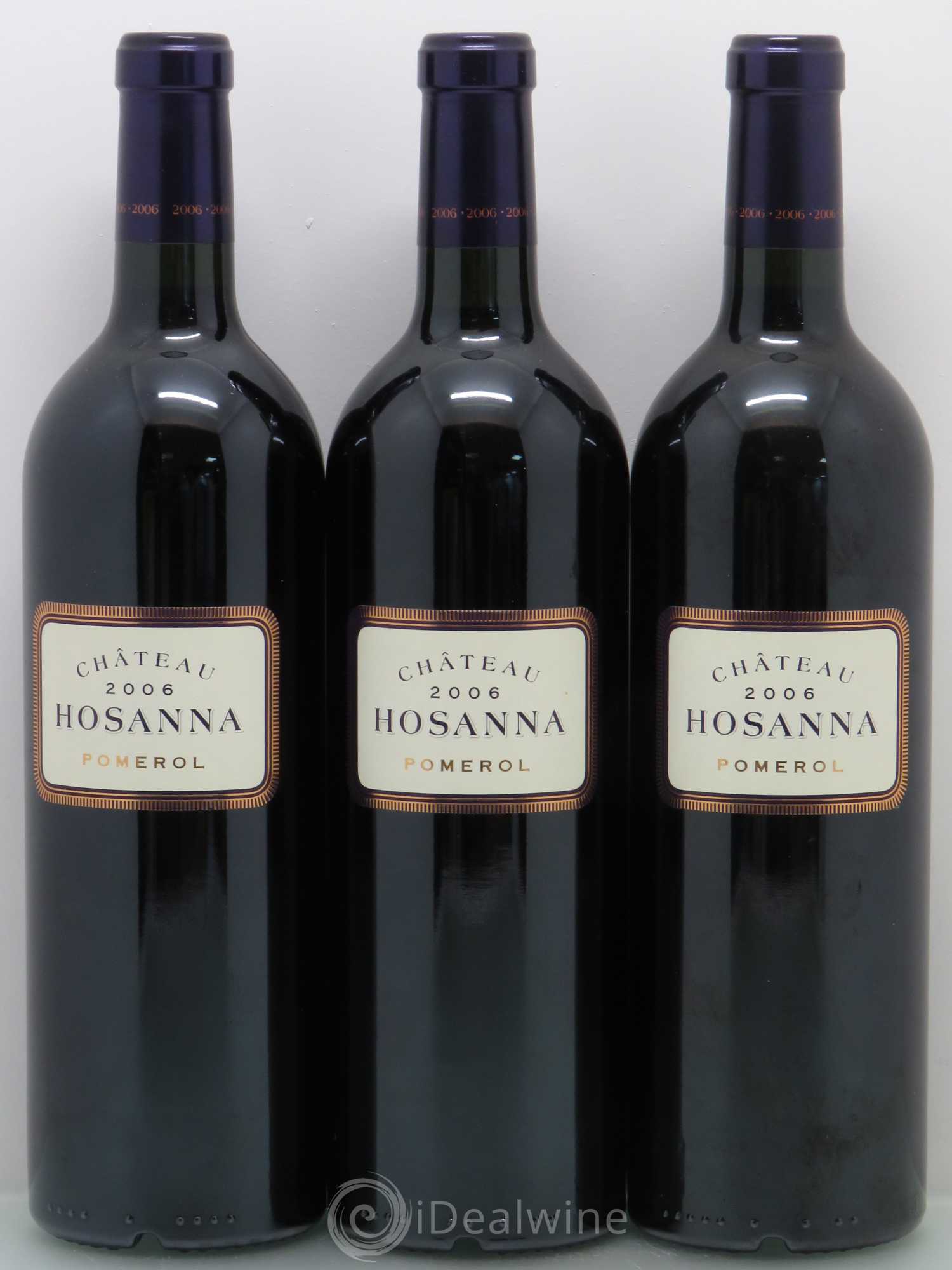 Château Hosanna 2006 - Lot de 3 bouteilles - 0