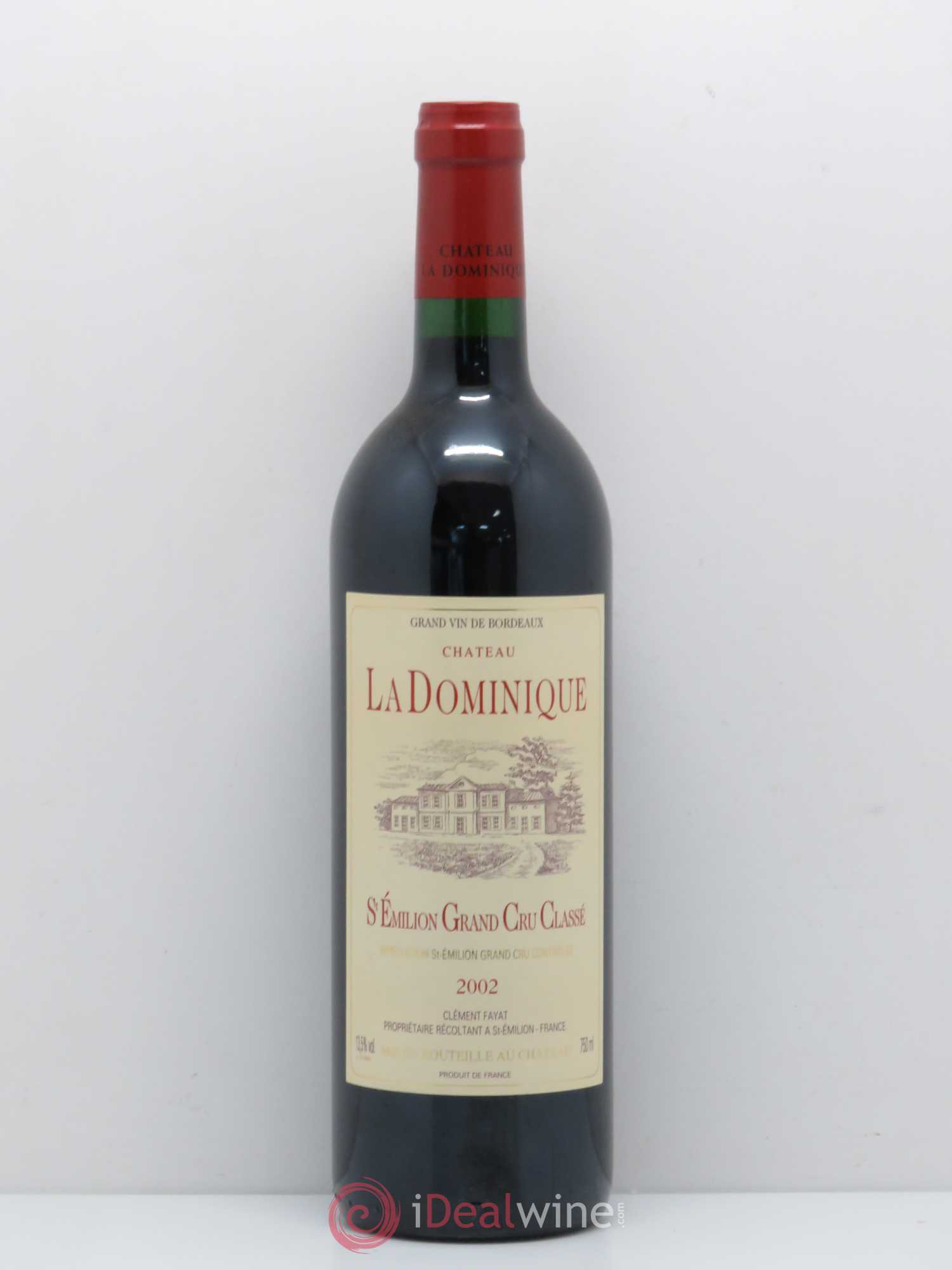 Château la Dominique Grand Cru Classé 2002 - Lot de 1 bouteille - 0