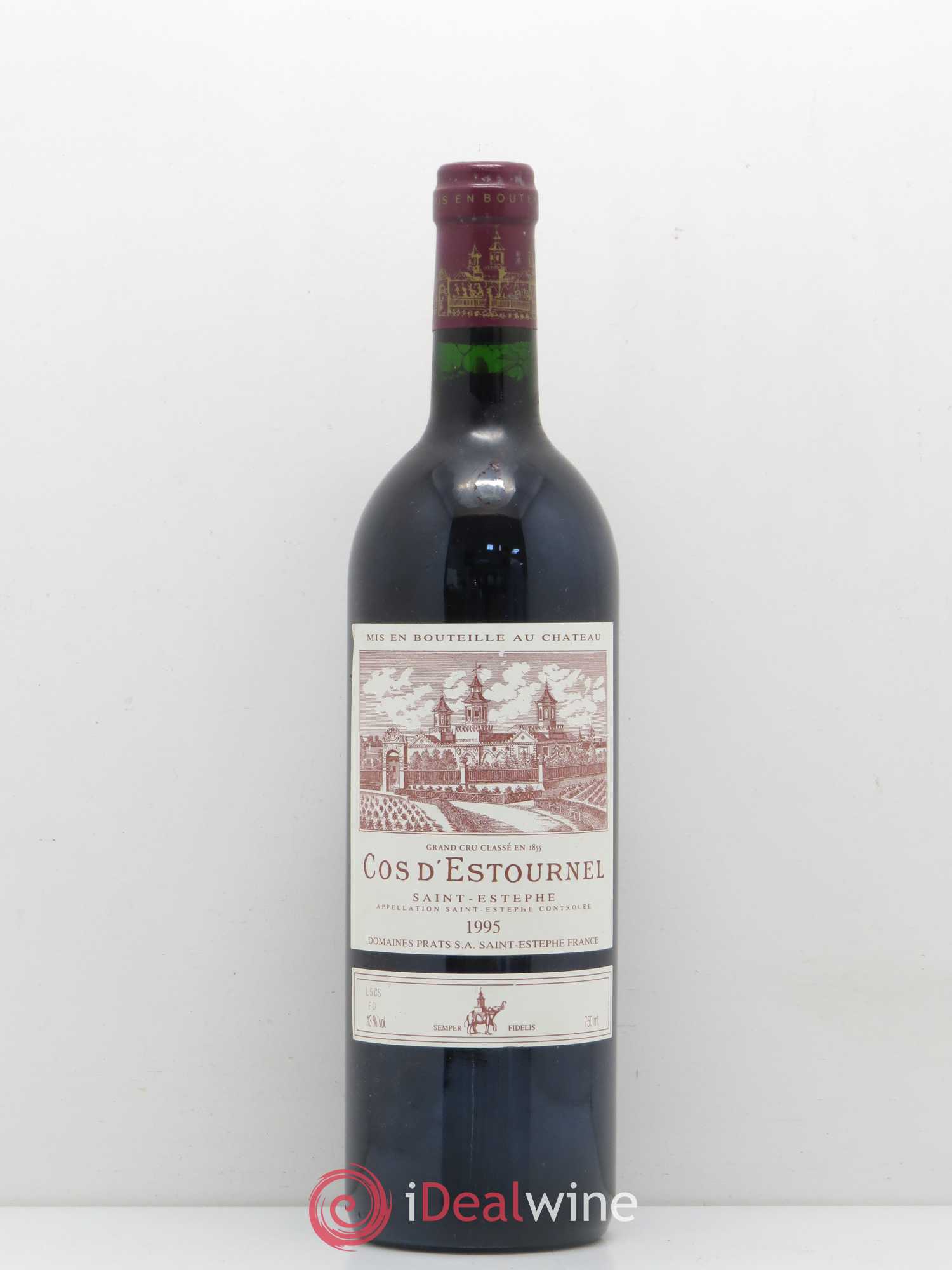 Cos d'Estournel 2ème Grand Cru Classé 1995 - Lot de 1 bouteille - 0