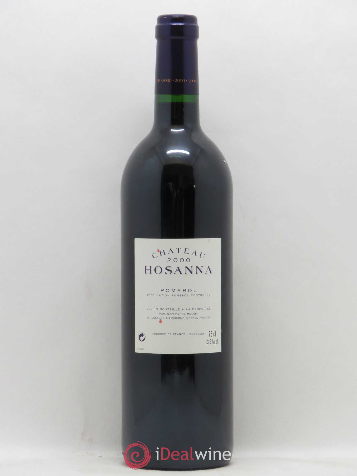 Château Hosanna 2000 - Lot de 1 bouteille - 1
