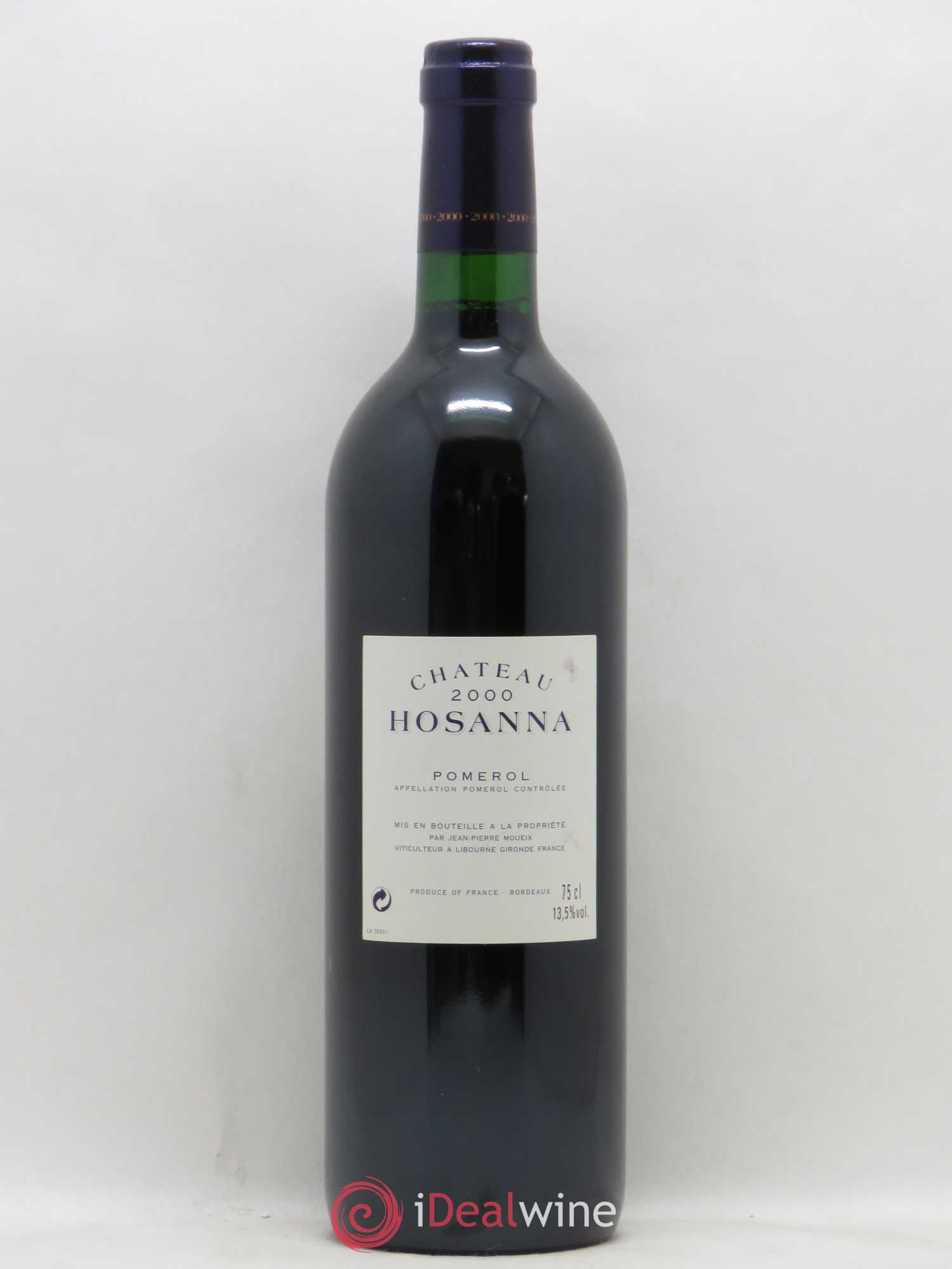 Château Hosanna 2000 - Lot de 1 bouteille - 1