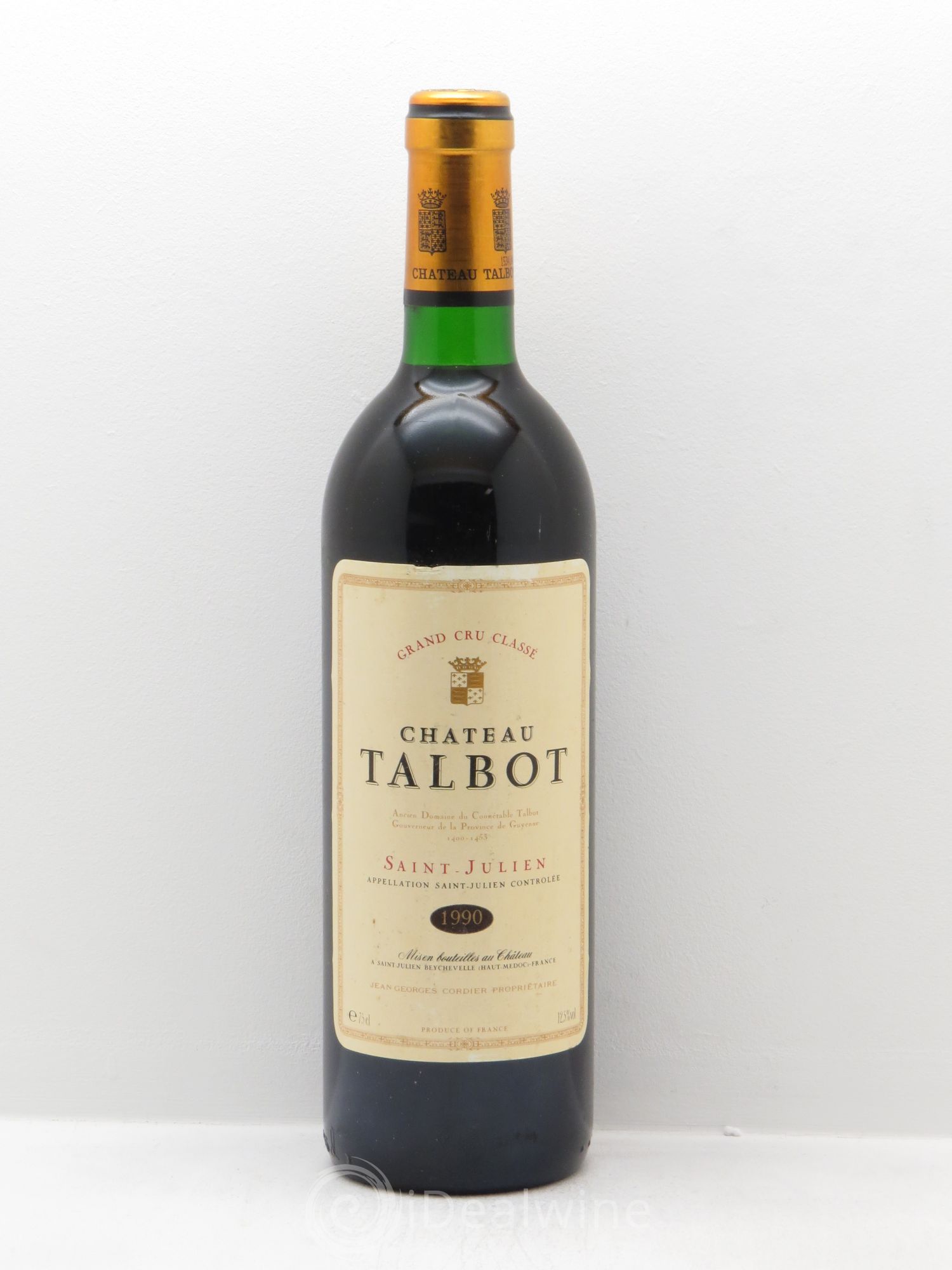 Château Talbot 4ème Grand Cru Classé 1990 - Lot de 6 bouteilles - 0