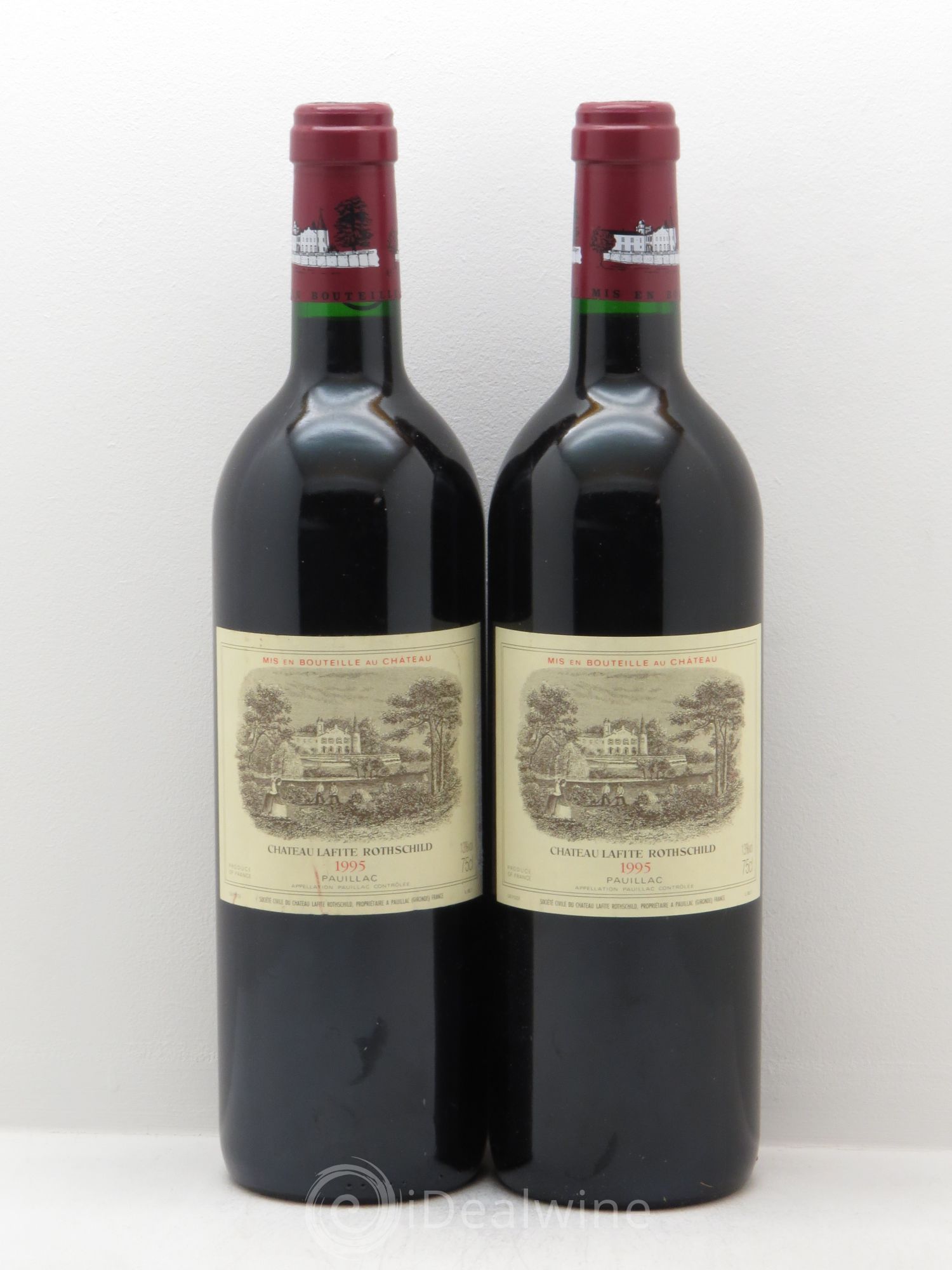 Château Lafite Rothschild 1er Grand Cru Classé 1995 - Lot de 2 bouteilles - 0
