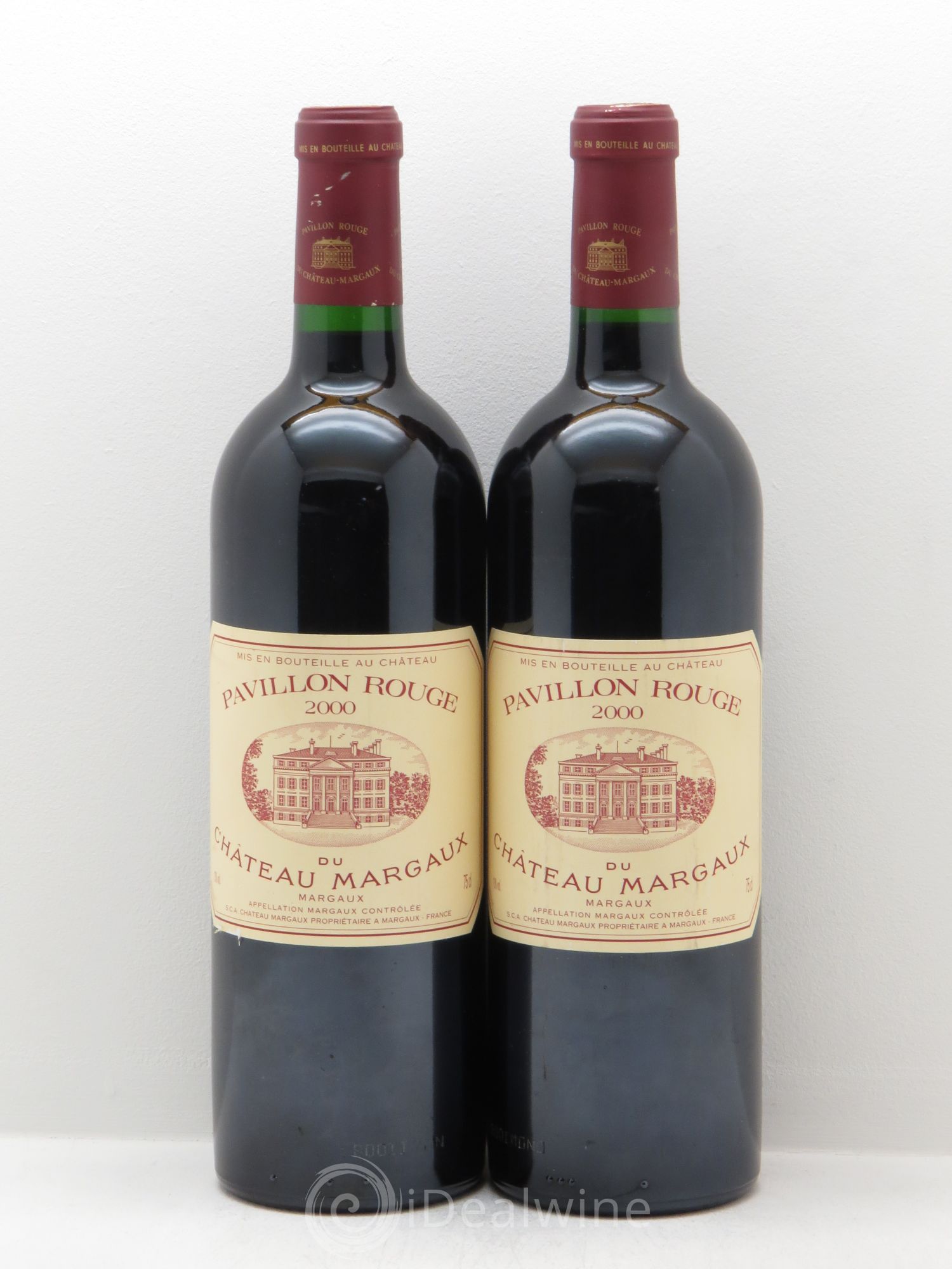 Pavillon Rouge du Château Margaux Second Vin 2000 - Lot de 2 bouteilles - 0