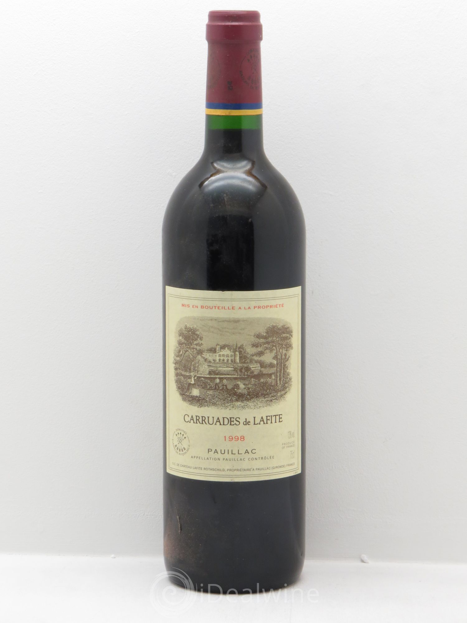 Carruades de Lafite Rothschild Second Vin 1998 - Lot de 6 bouteilles - 0
