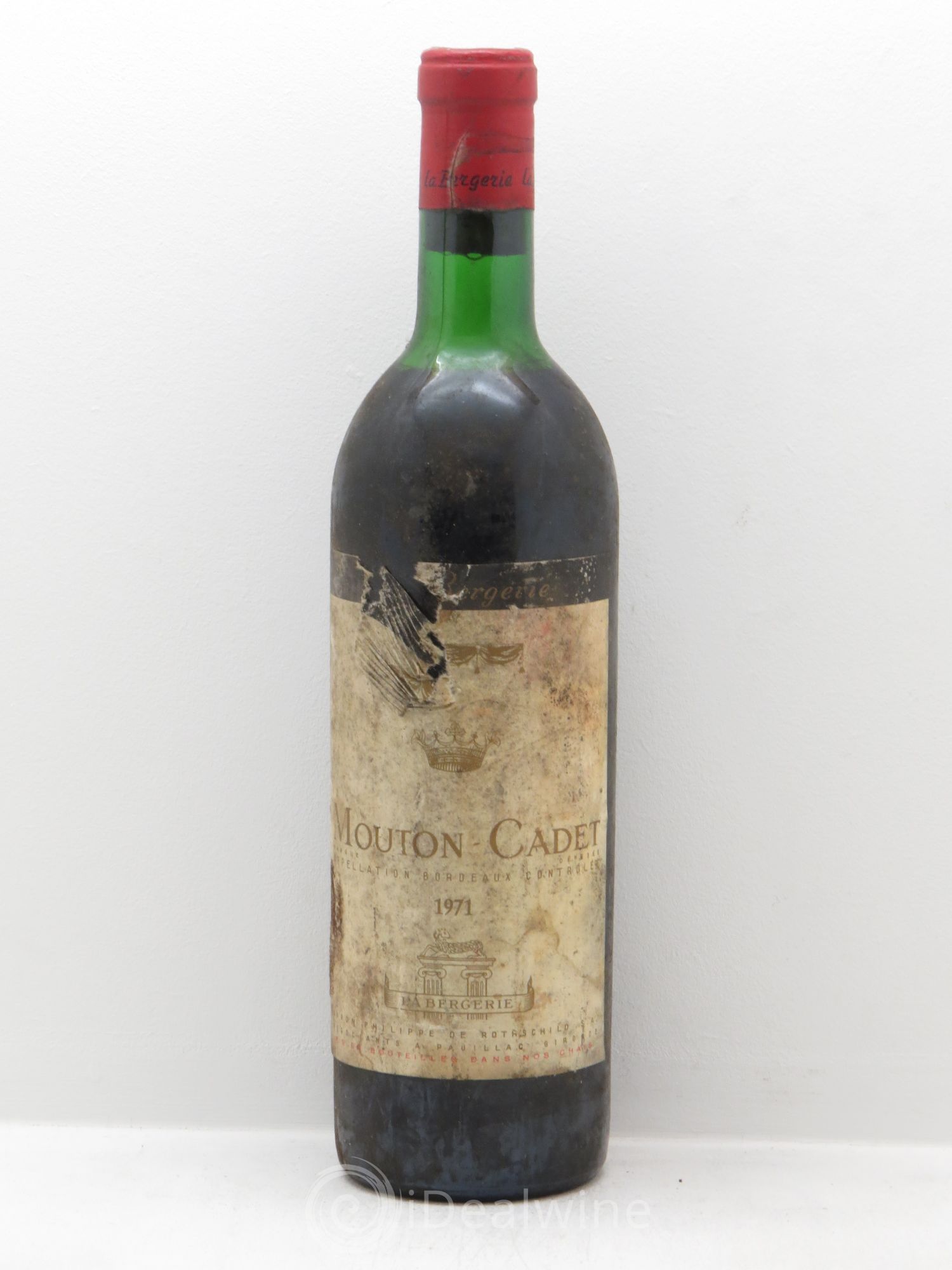 Château Mouton Cadet 1971 - Lot de 1 bouteille - 0