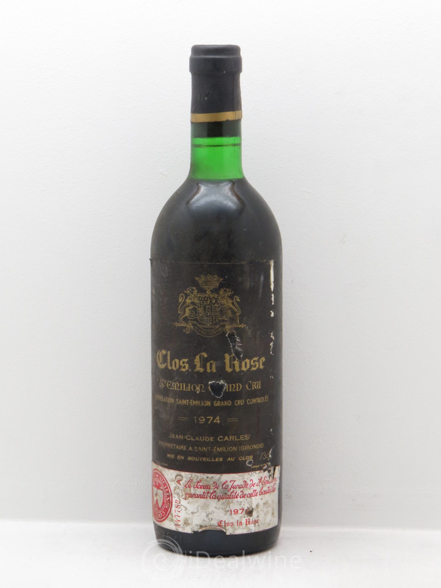 Saint-Émilion Clos de la Rose 1974 - Lot de 1 bouteille - 0