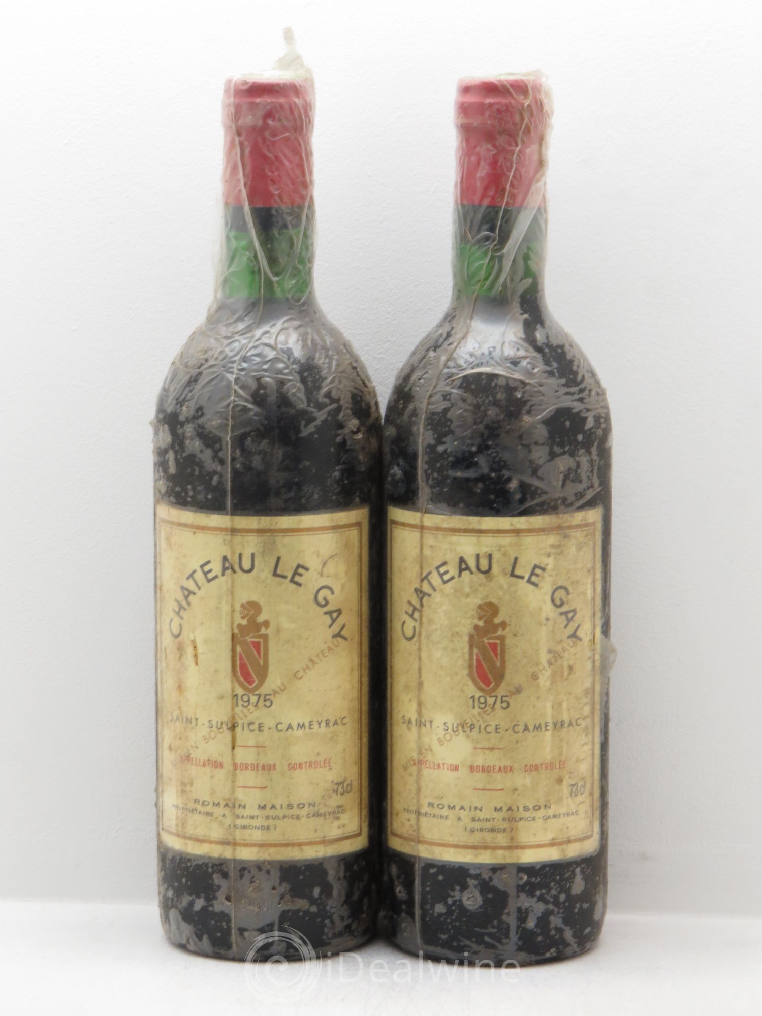 Bordeaux Château Le Gay Saint Sulpice Cameyrac (sans prix de réserve-no reserve) 1975 - Posten von 2 Flaschen - 0