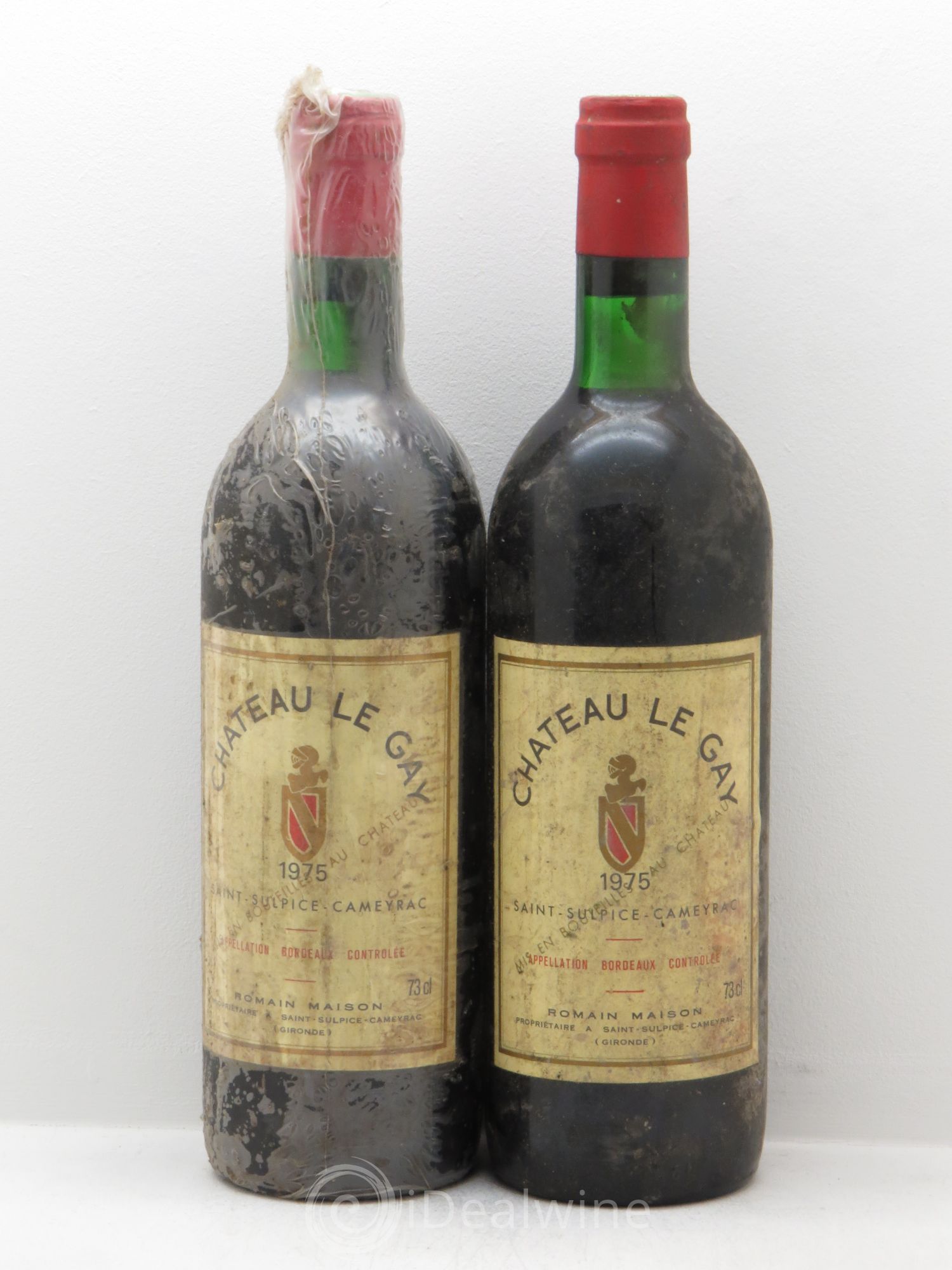 Bordeaux Château Le Gay Saint Sulpice Cameyrac (sans prix de réserve-no reserve) 1975 - Posten von 2 Flaschen - 0