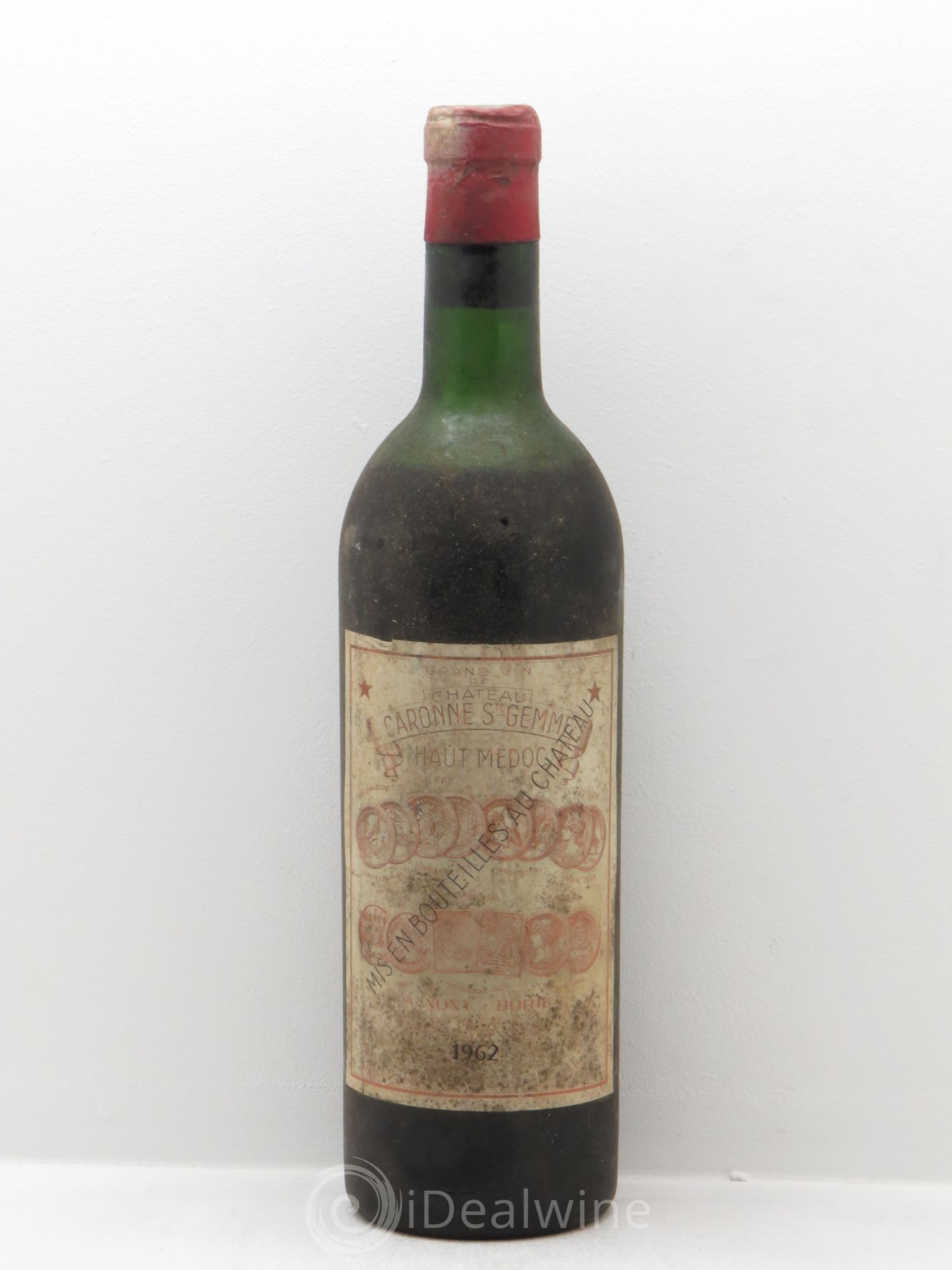 Château Caronne Sainte-Gemme Cru Bourgeois 1962 - Lot de 1 bouteille - 0