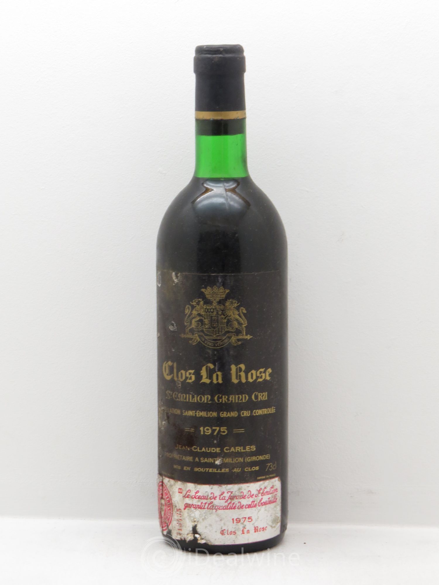 Saint-Émilion Clos de la Rose 1975 - Posten von 1 Flasche - 0