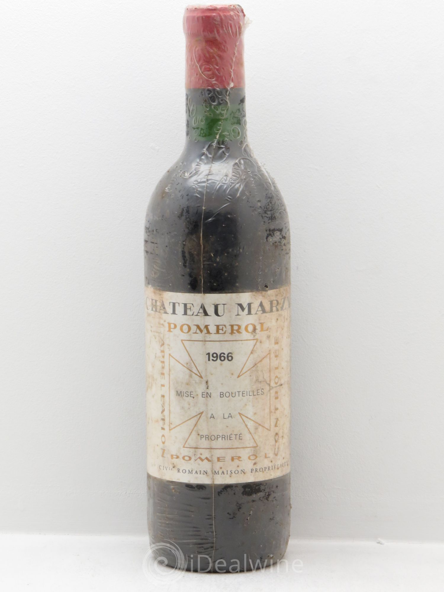 Pomerol Château Marzy 1966 - Lot de 6 bouteilles - 0