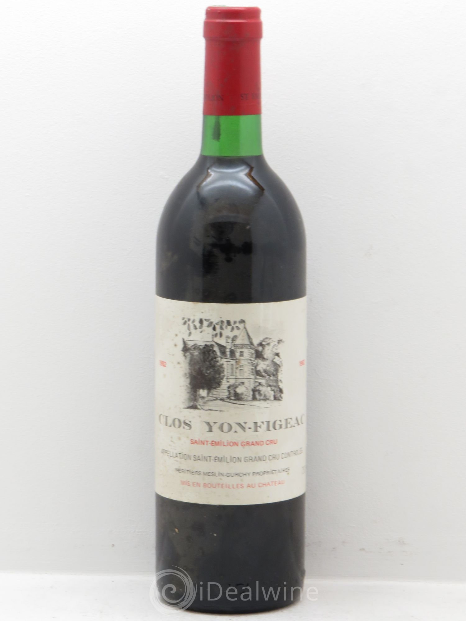 Château Yon Figeac Grand Cru Classé 1982 - Lot de 1 bouteille - 0