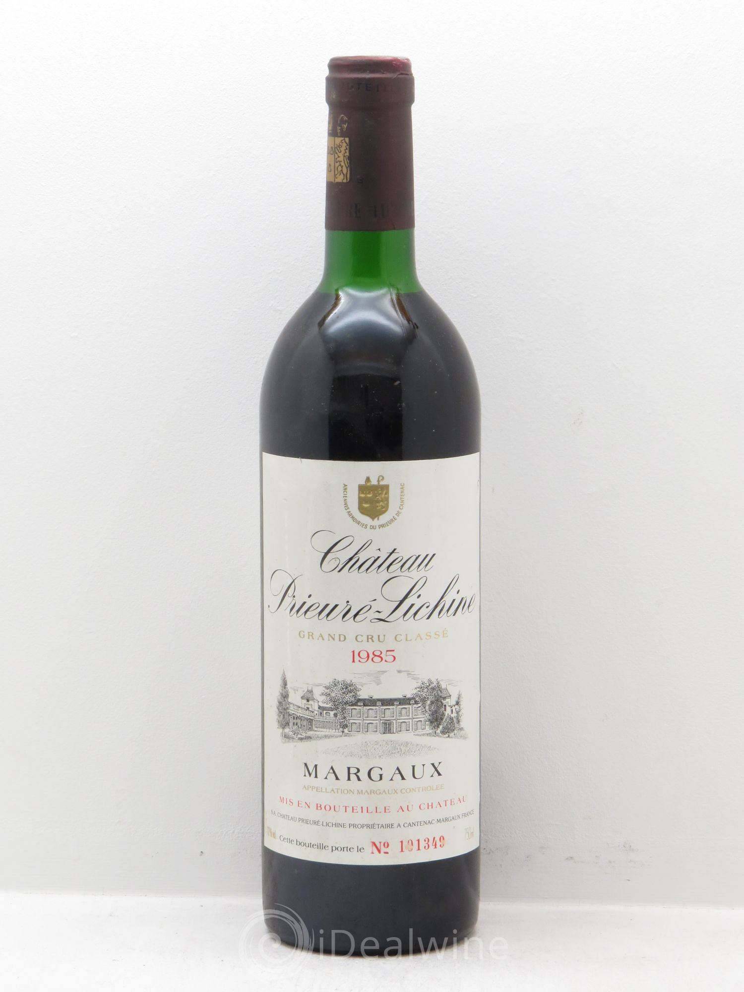 Château Prieuré Lichine 4ème Grand Cru Classé 1980 - Lot de 1 bouteille - 0