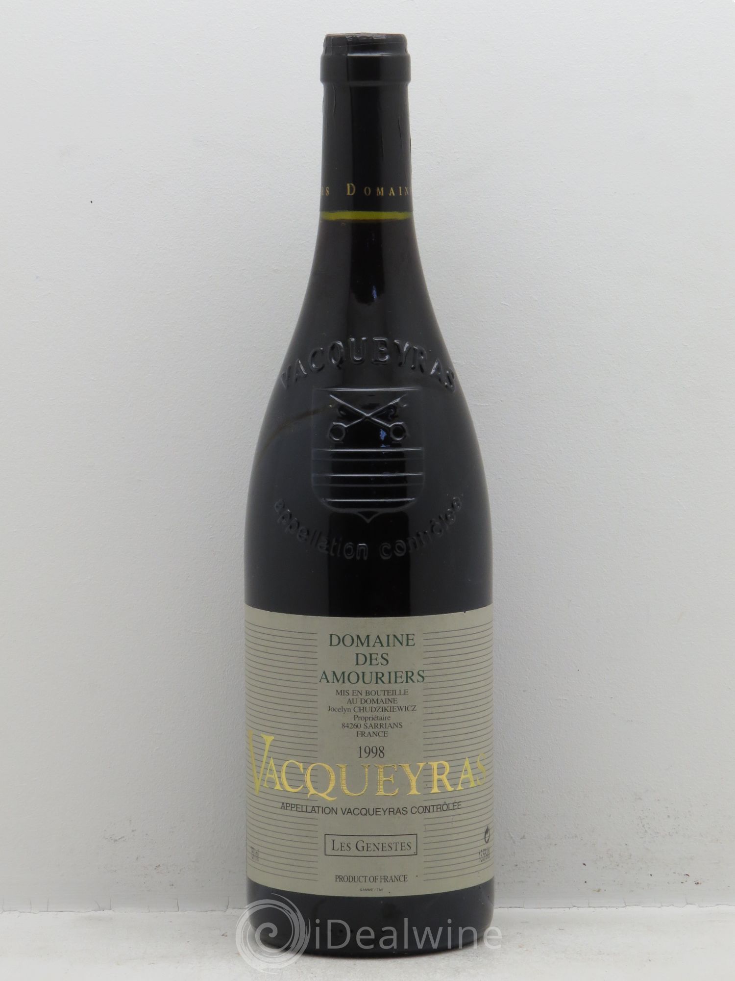 Vacqueyras Domaine des Armouriers "les Genestes" 1998 - Posten von 1 Flasche - 0