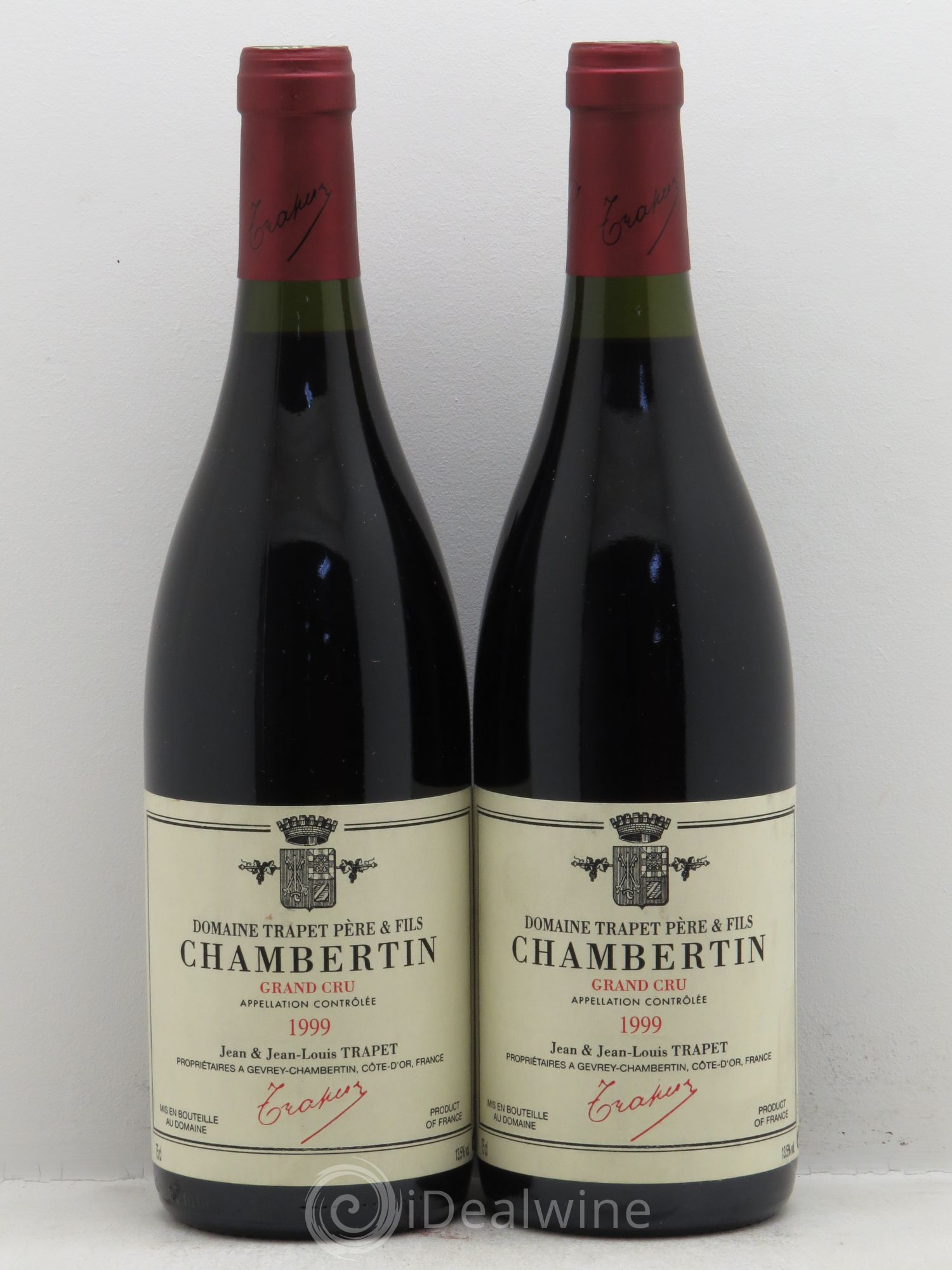 Chambertin Grand Cru 1999 - Lot de 2 bouteilles - 0