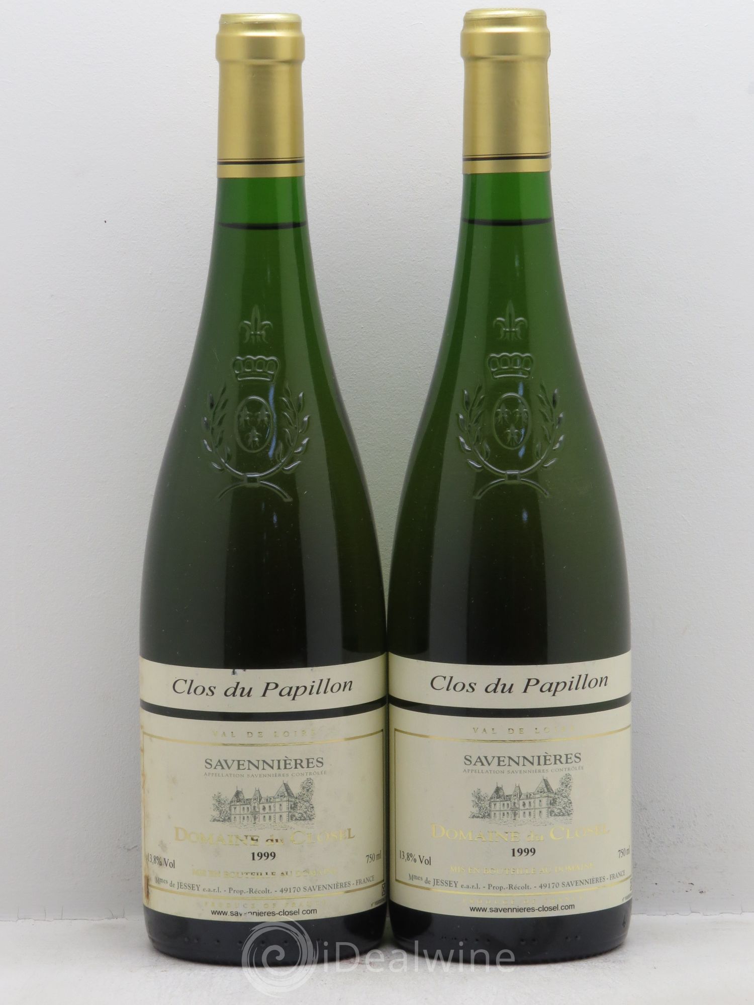 Savennières Clos du Papillon 1999 - Posten von 2 Flaschen - 0