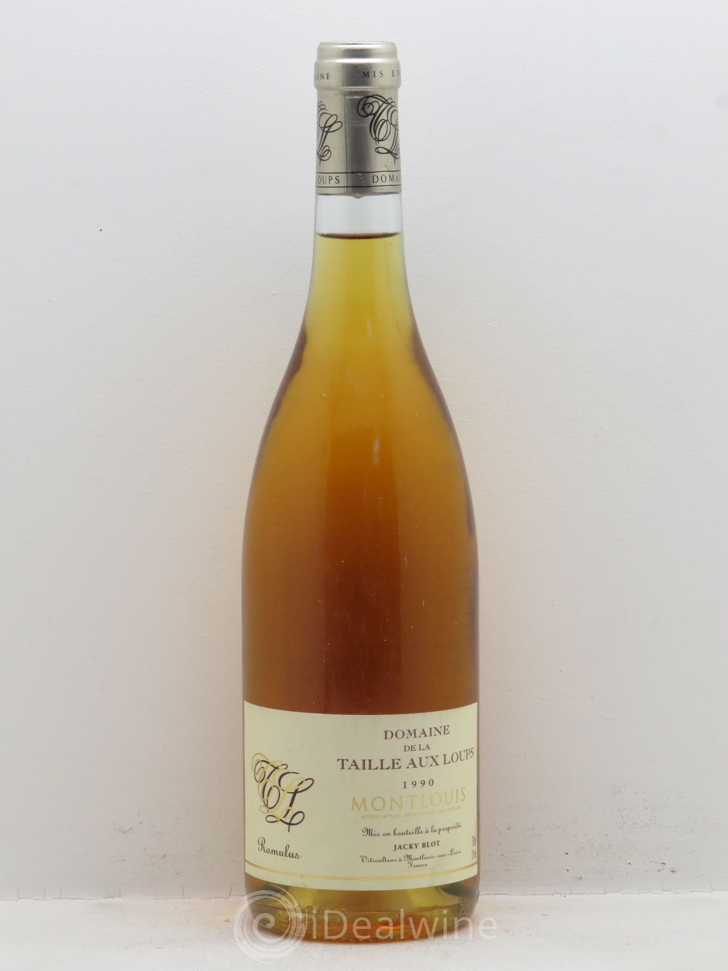 Montlouis-sur-Loire Romulus La Taille aux Loups - Jacky Blot 1990 - Lot de 1 bouteille - 0