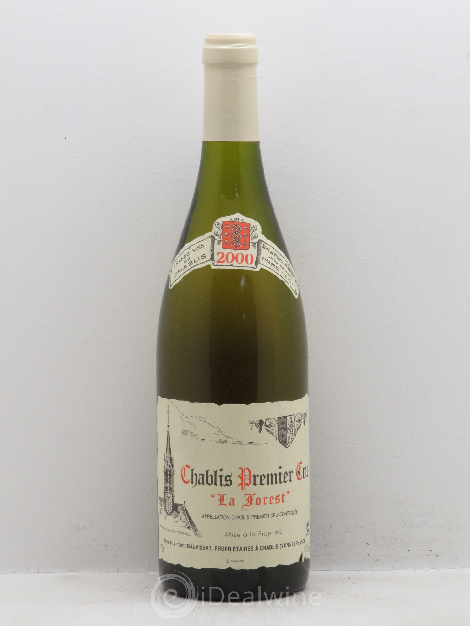 Chablis 1er Cru La Forest Vincent Dauvissat (Domaine) 2000 - Lot de 1 bouteille - 0