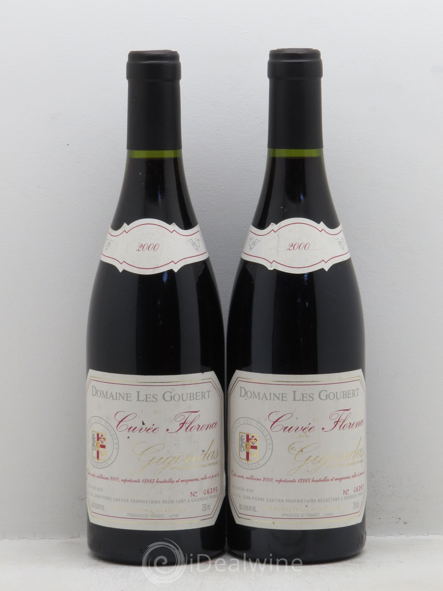 Gigondas Cuvée Florence Les Goubert (Domaine) 2000 - Lot de 2 bouteilles - 0